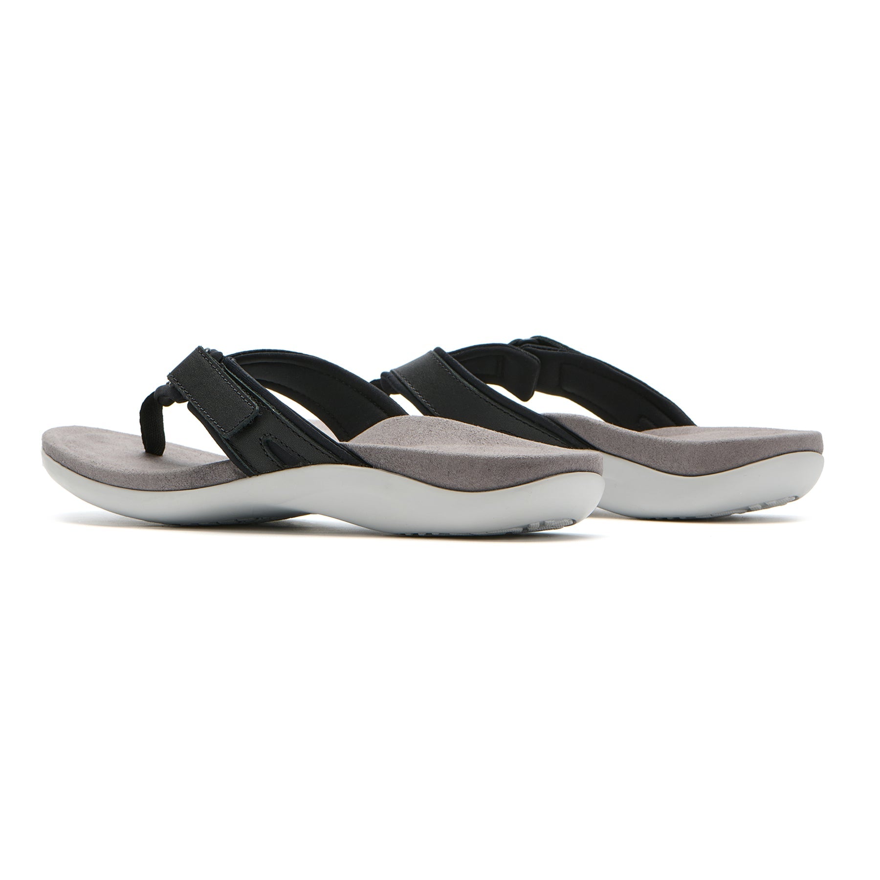 ABEO Footwear Oasis Sport Flip Flop Metatarsal Black