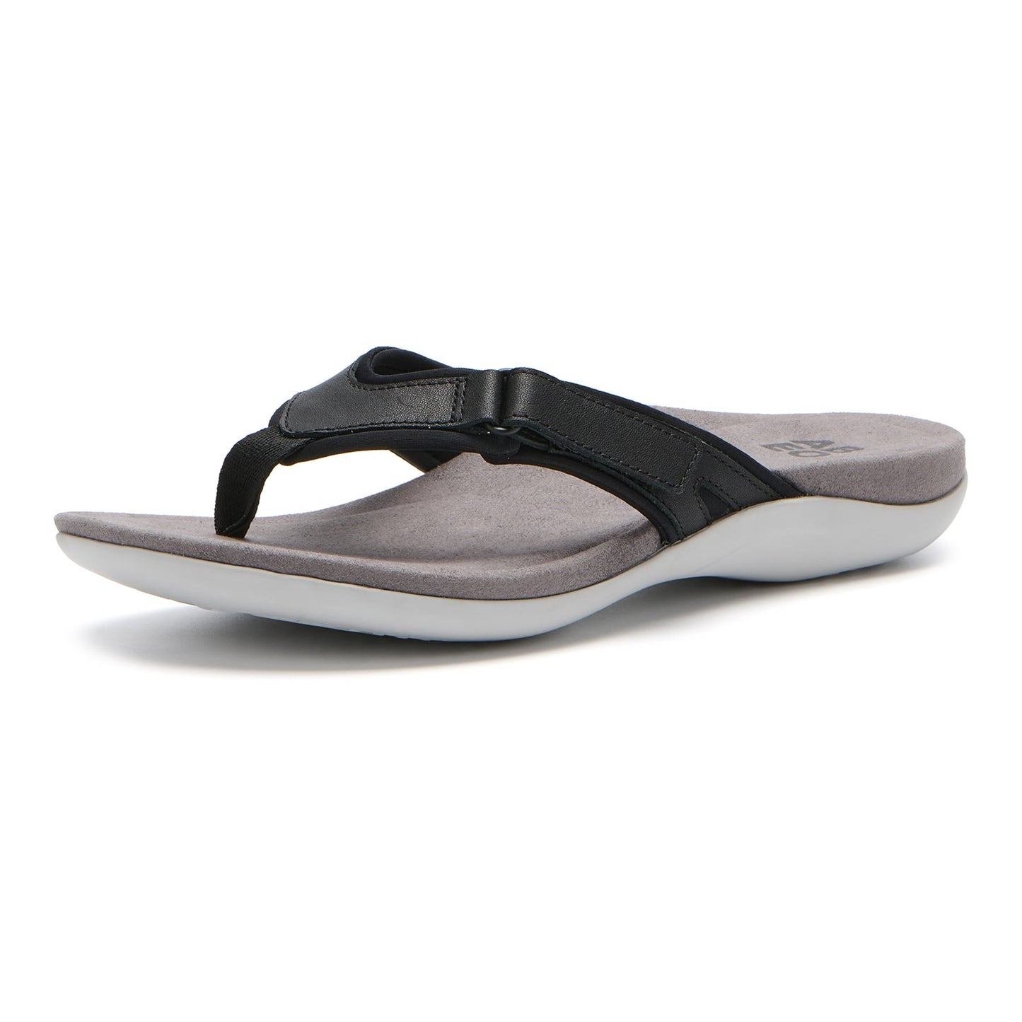 ABEO Footwear Oasis Sport Flip Flop Metatarsal Black