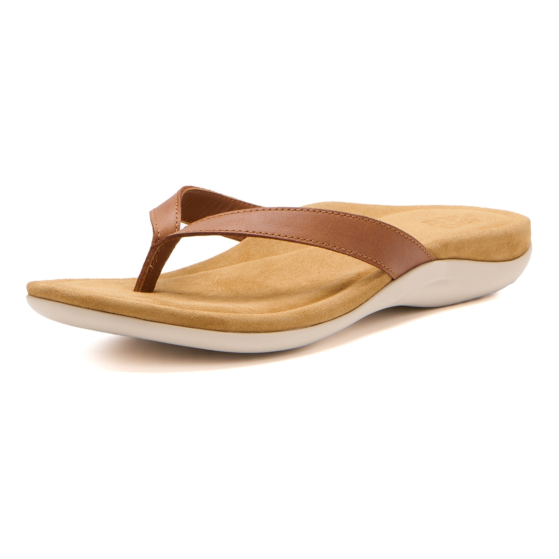 ABEO Footwear Oasis Flip Flop Metatarsal Caramel