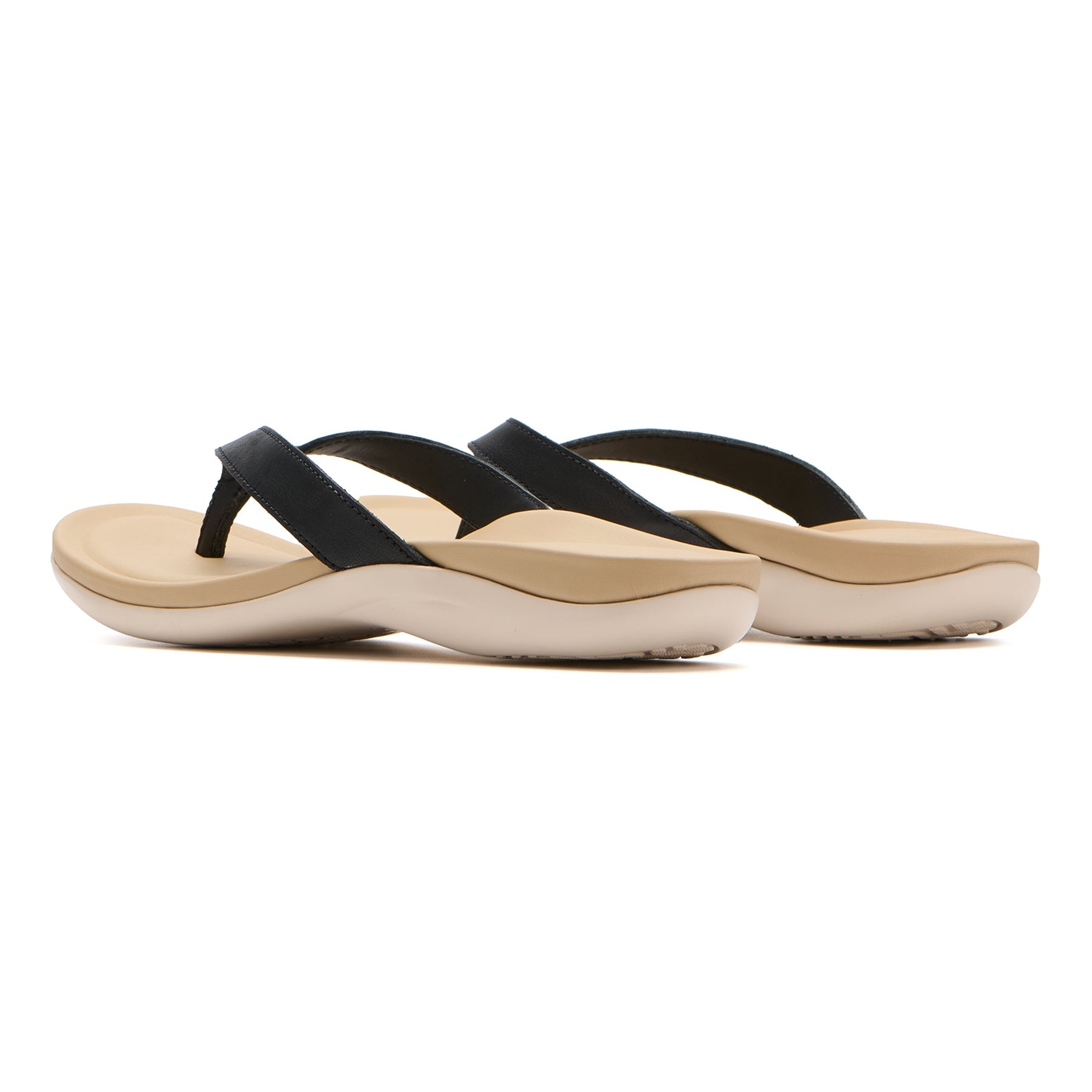ABEO Footwear Oasis Flip Flop Metatarsal Black