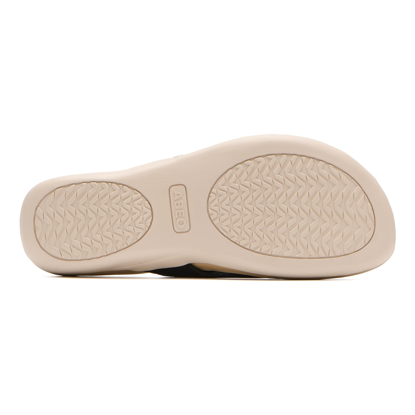 ABEO Footwear Oasis Flip Flop Metatarsal Black