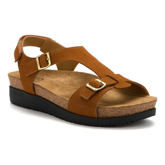 ABEO Footwear Algarve Buckle Metatarsal Pecan