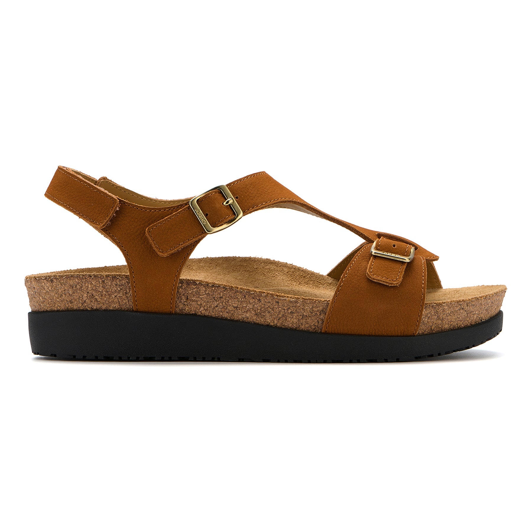 ABEO Footwear Algarve Buckle Metatarsal Pecan