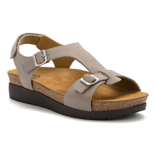 ABEO Footwear Algarve Buckle Metatarsal Taupe