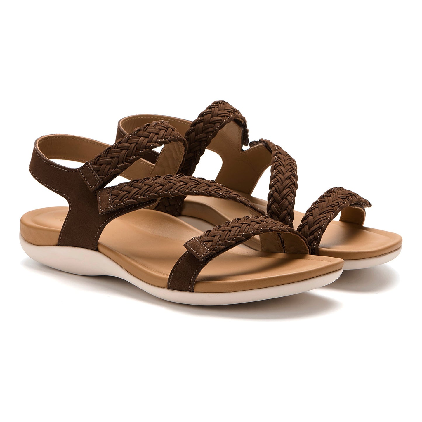 ABEO Footwear Oasis Braid Metatarsal Brown