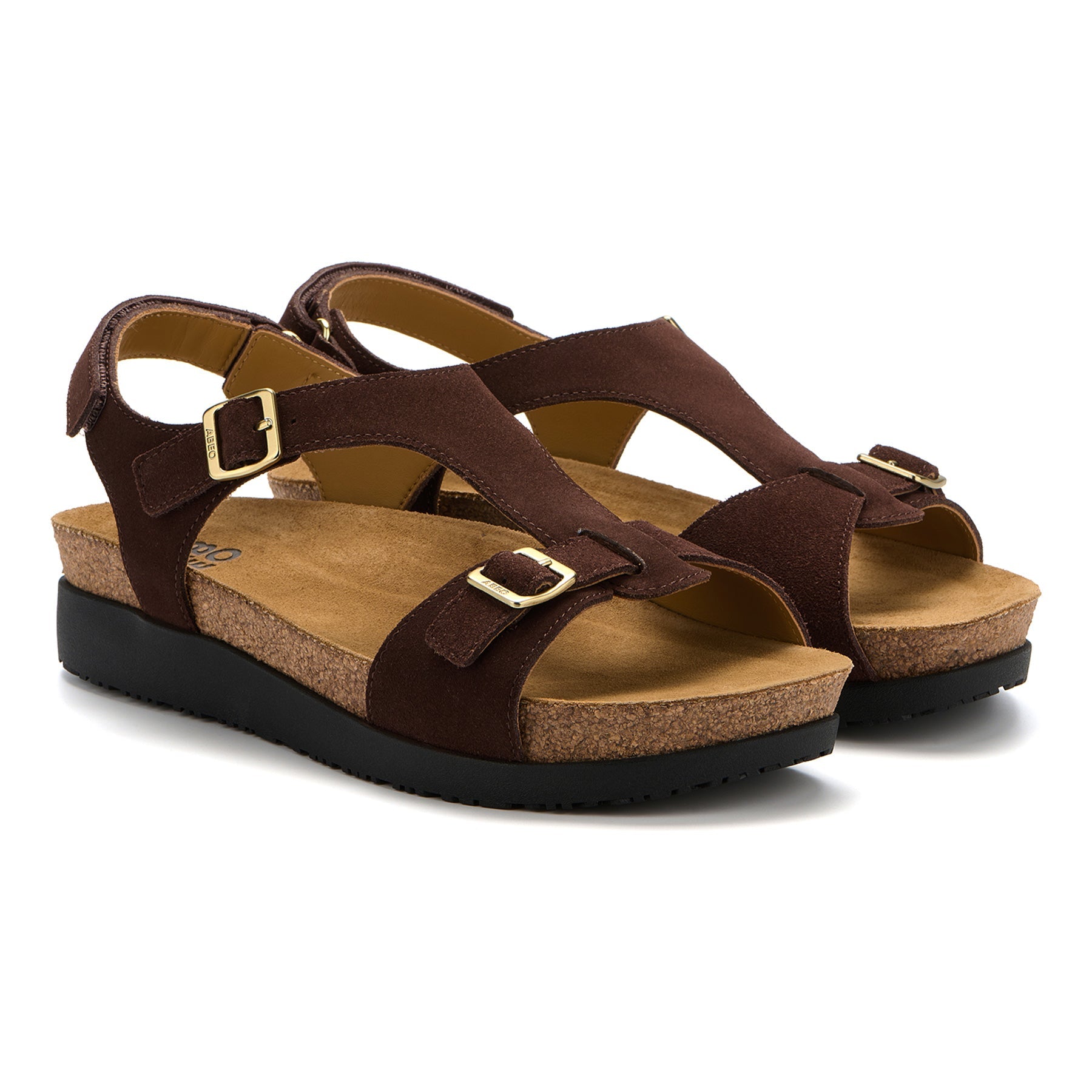 ABEO Footwear Algarve Buckle Metatarsal Chocolate