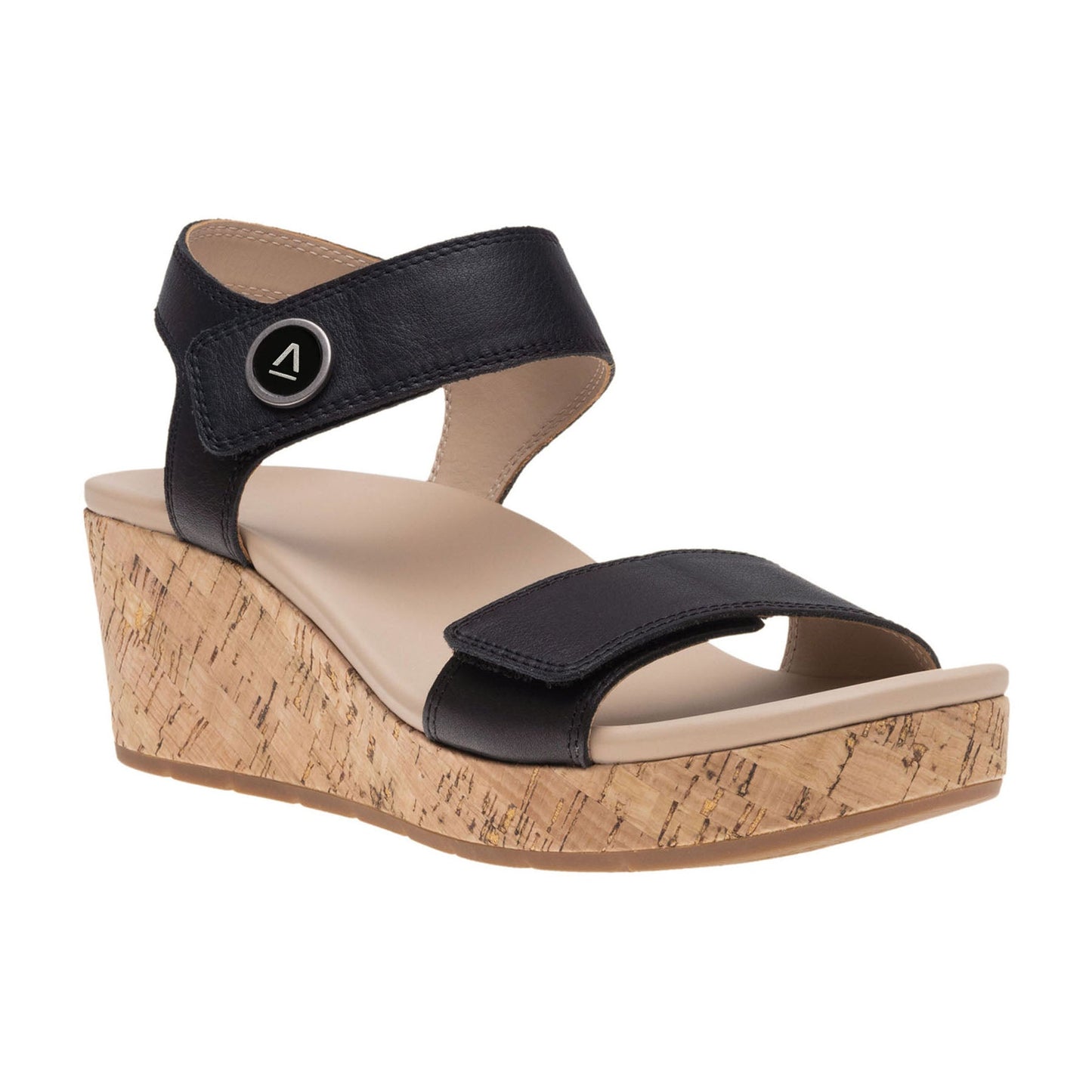 ABEO Footwear Riviera Strap Sandal Metatarsal Black