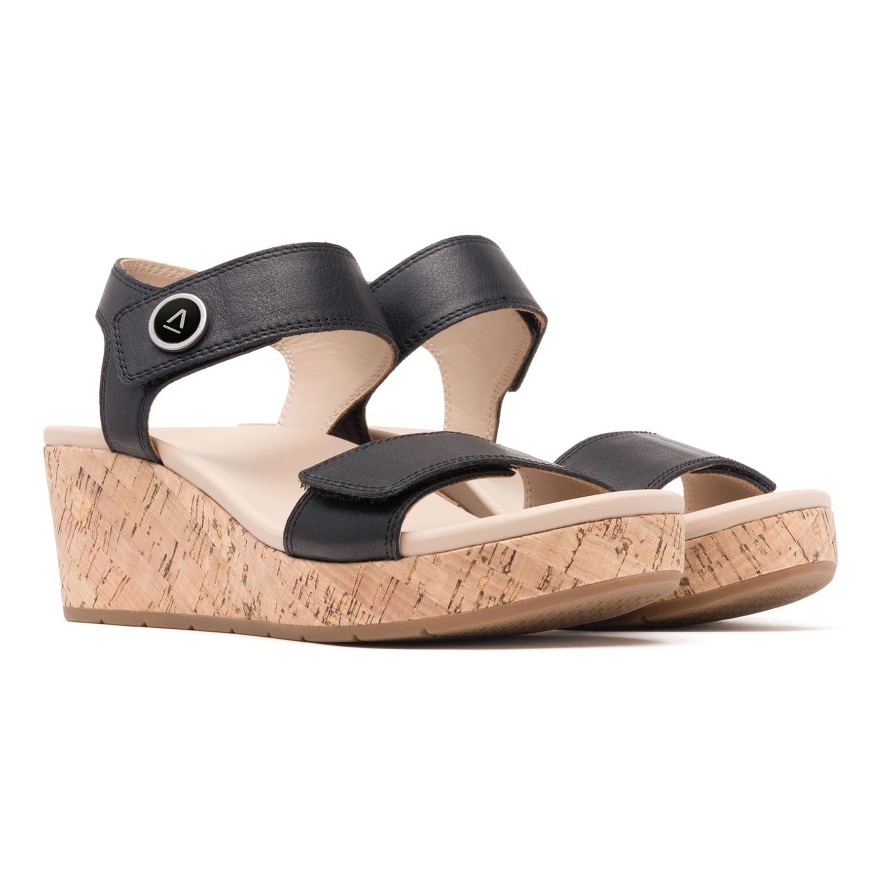 ABEO Footwear Riviera Strap Sandal Metatarsal Black
