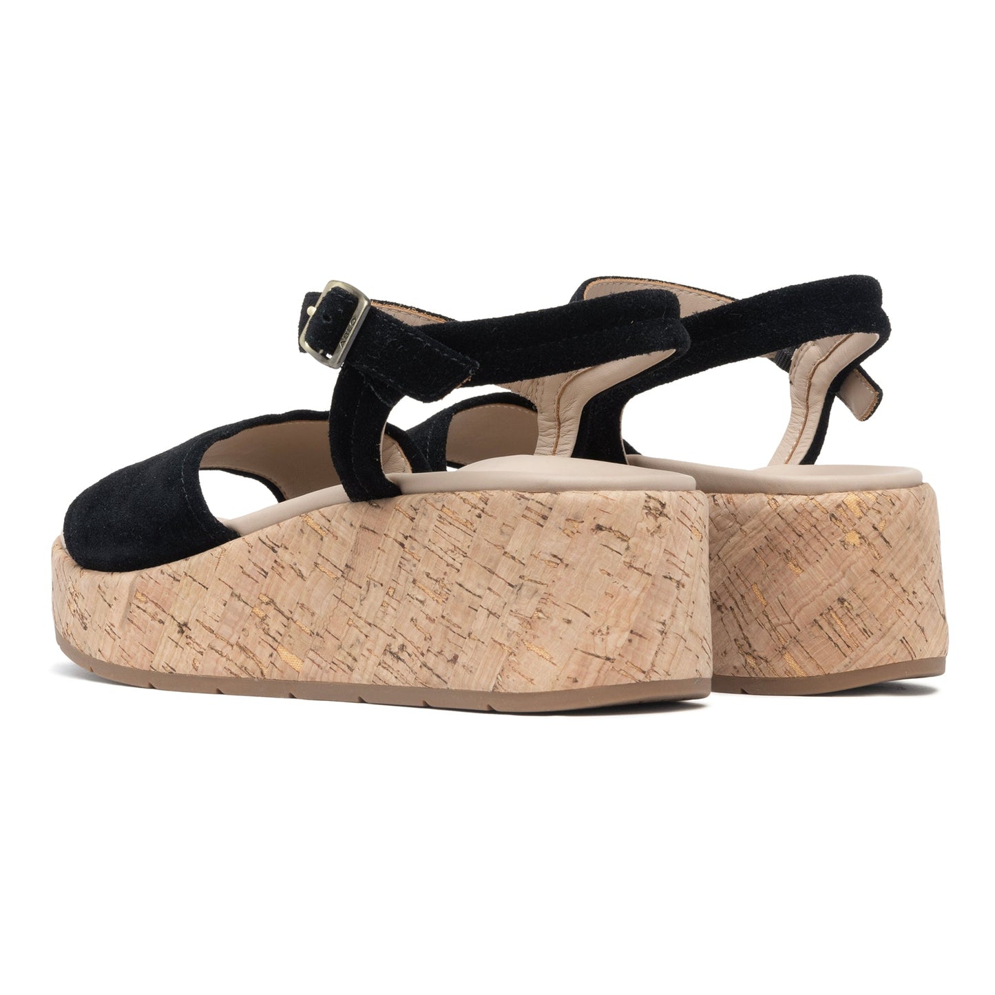 ABEO Footwear Solstice Buckle Sandal Metatarsal Black Suede