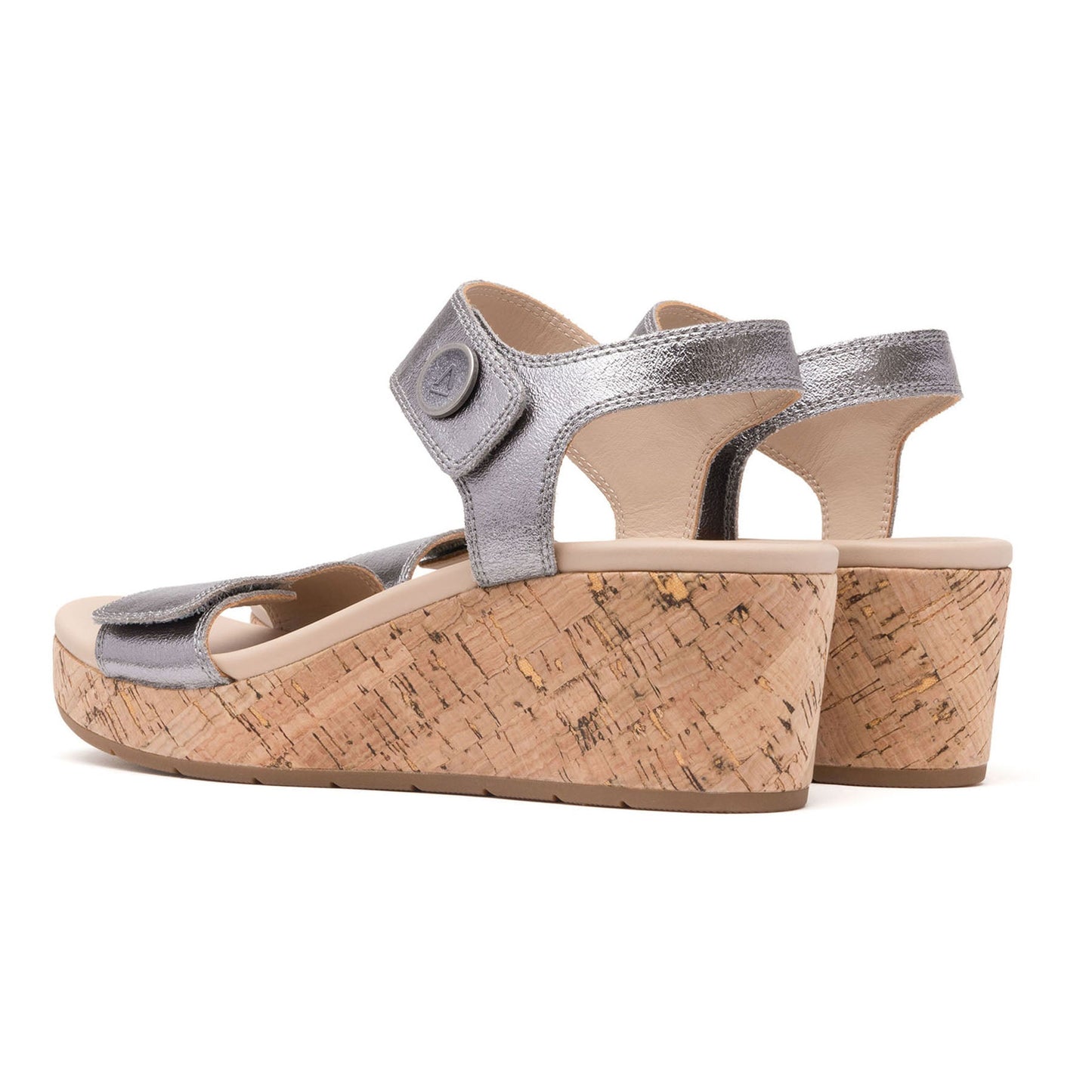 ABEO Footwear Riviera Strap Sandal Metatarsal Pewter