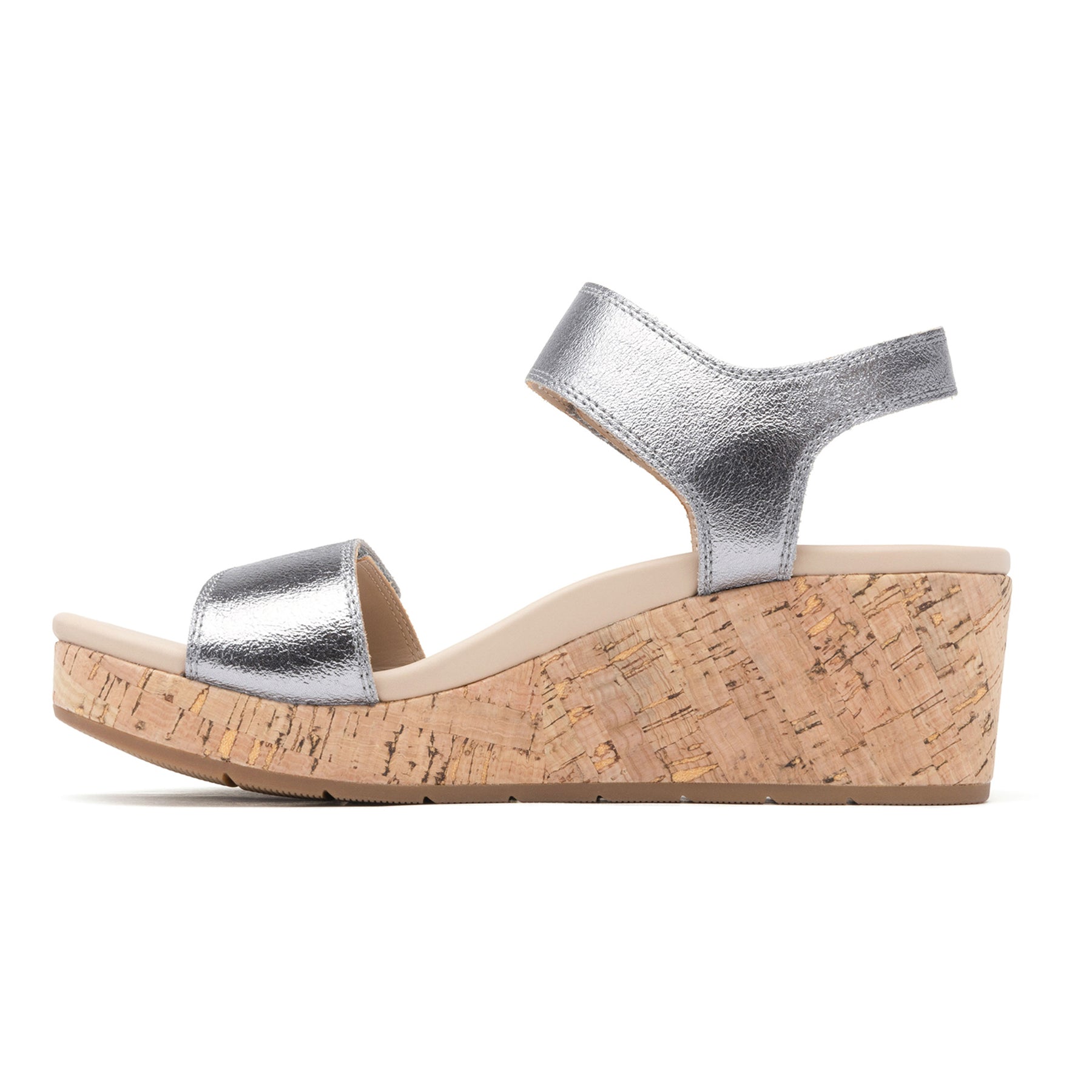 ABEO Footwear Riviera Strap Sandal Metatarsal Pewter