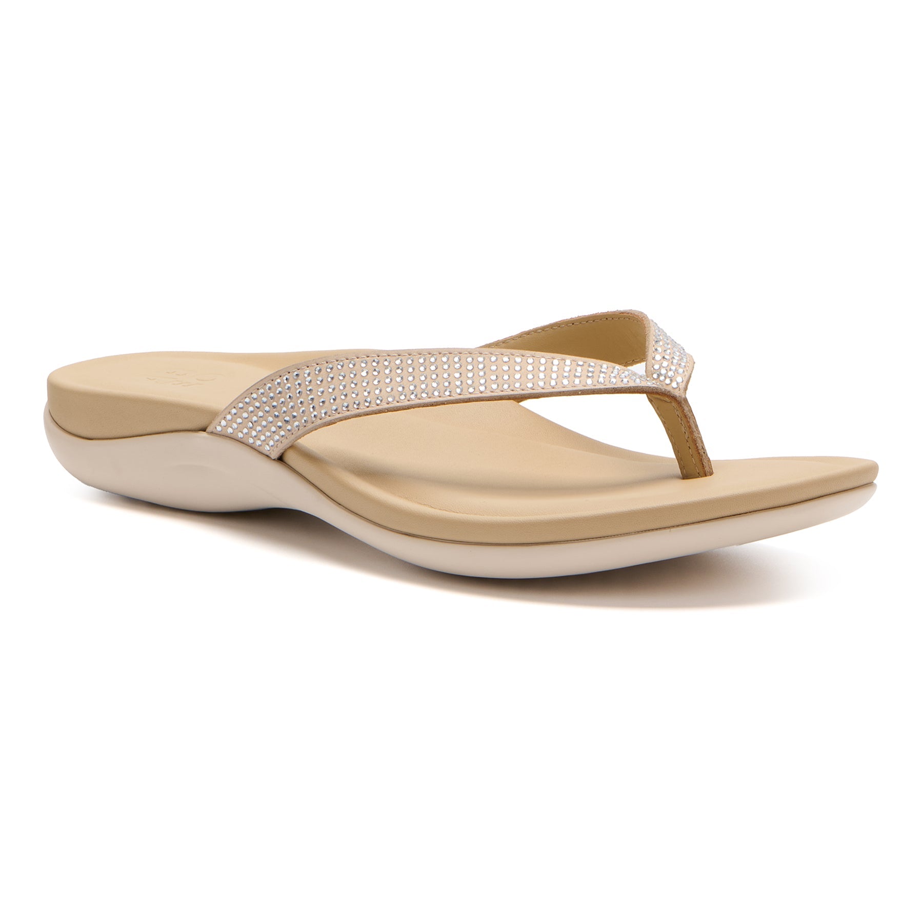 ABEO Footwear Oasis Flip Flop Sand Sparkle
