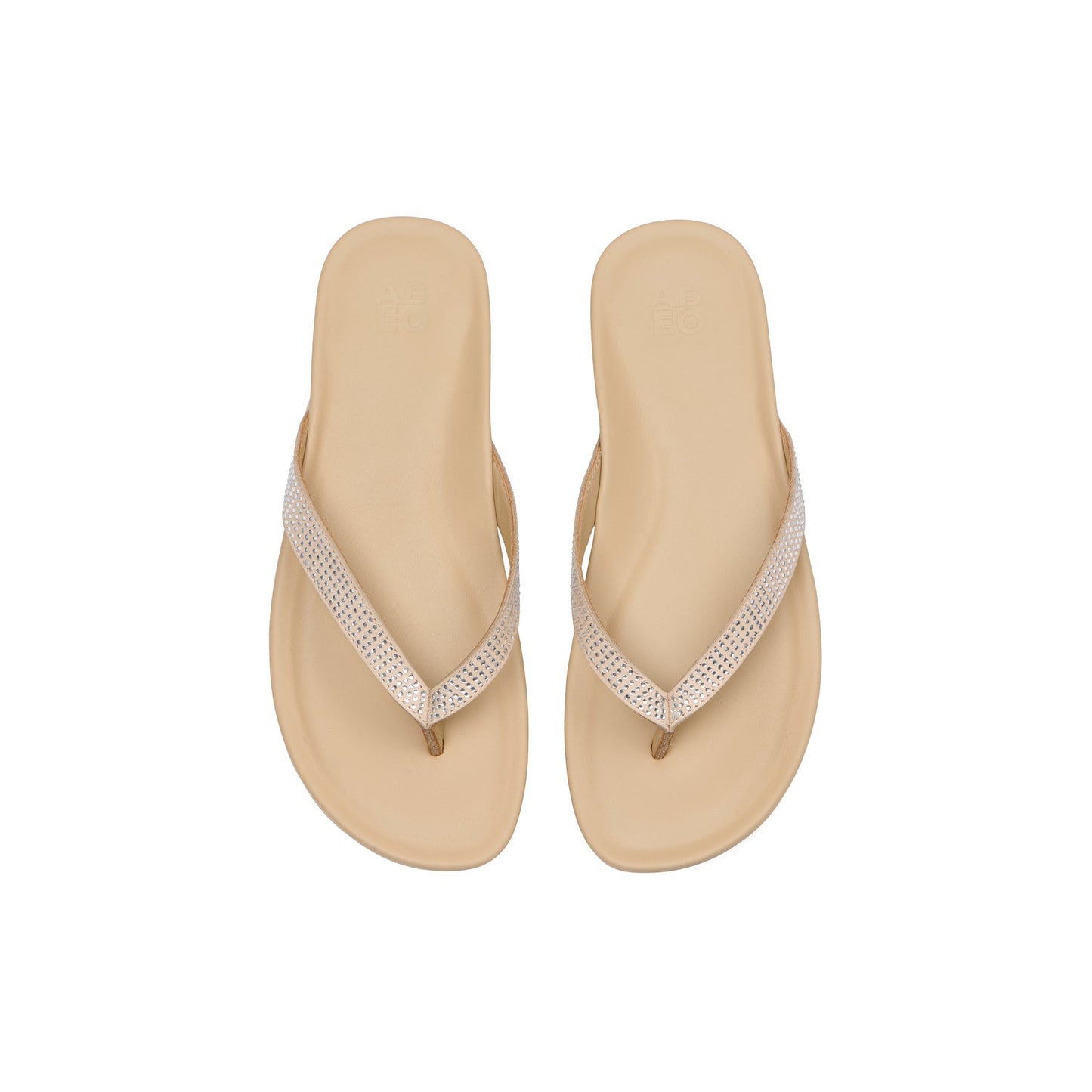 ABEO Footwear Oasis Flip Flop Sand Sparkle