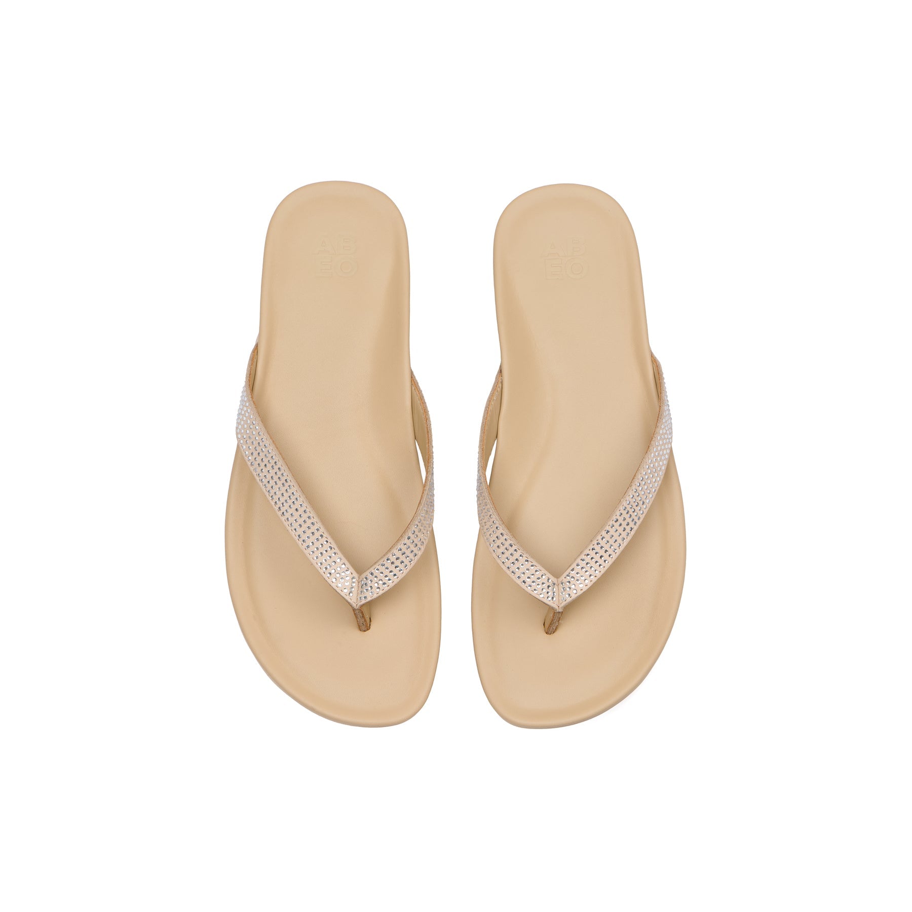 ABEO Footwear Oasis Flip Flop Sand Sparkle