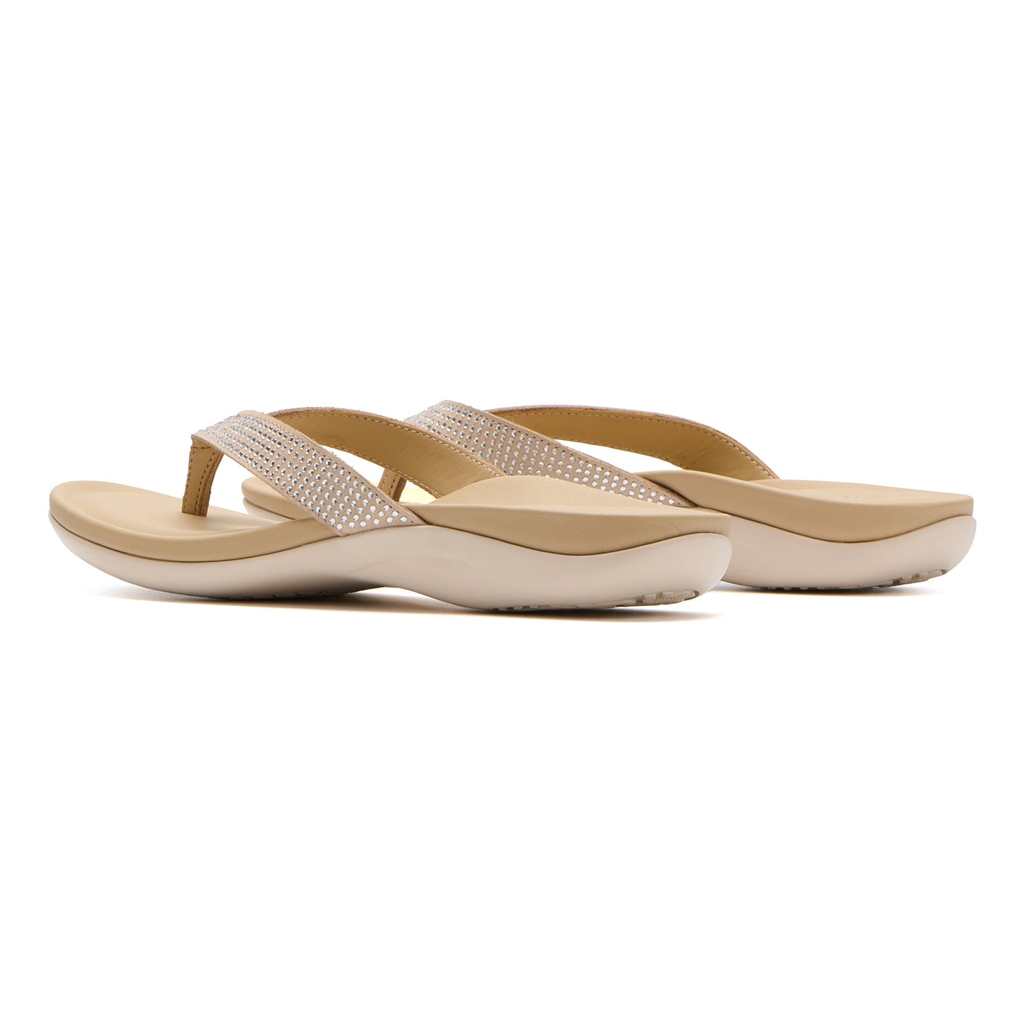 ABEO Footwear Oasis Flip Flop Sand Sparkle
