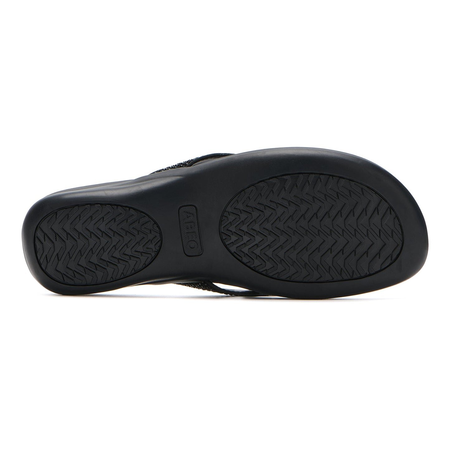 ABEO Footwear Oasis Flip Flop Black Sparkle