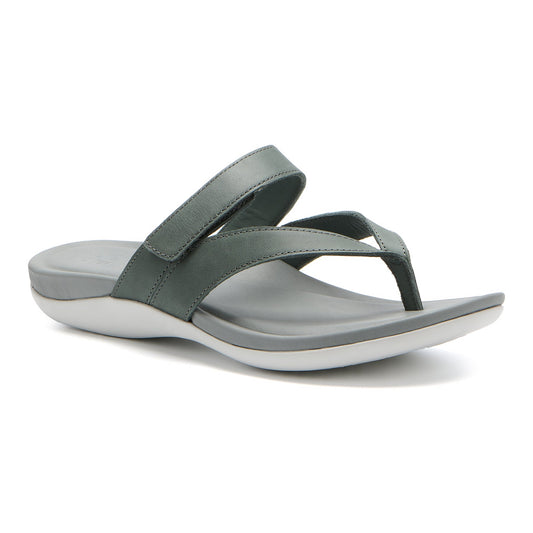ABEO Footwear Oasis Thong Sandal Castor Grey