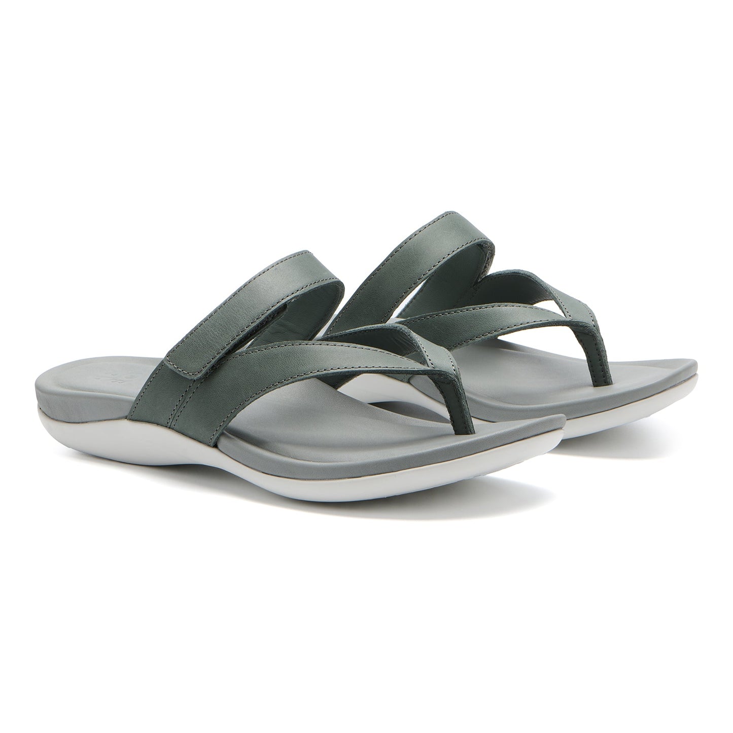 ABEO Footwear Oasis Thong Sandal Castor Grey