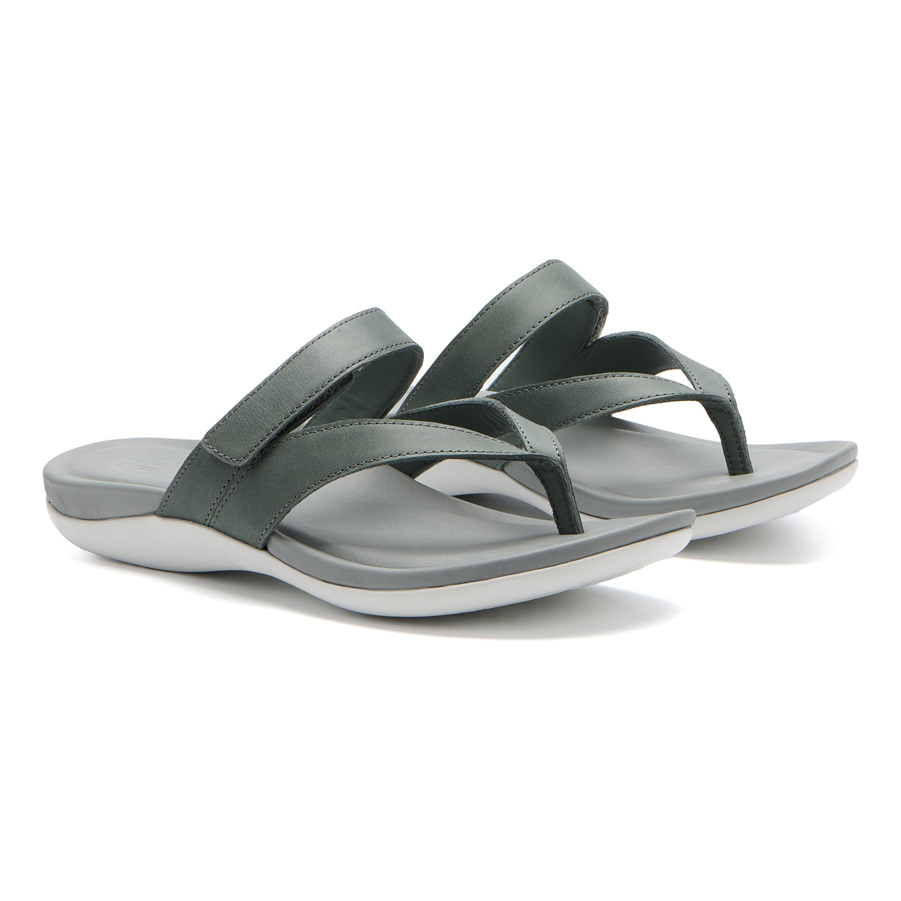 ABEO Footwear Oasis Thong Sandal Castor Grey