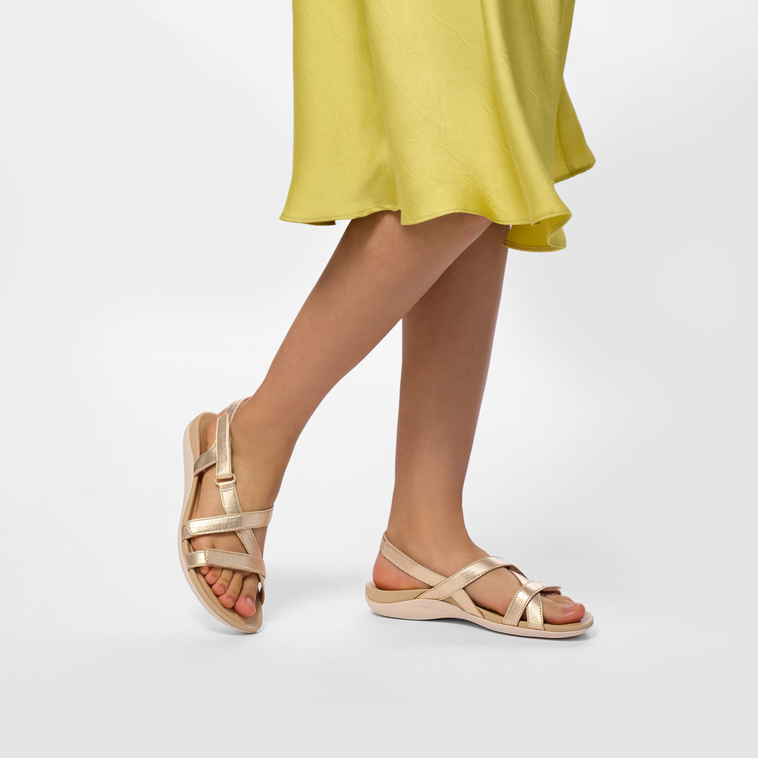 ABEO Footwear Oasis Slingback Gold