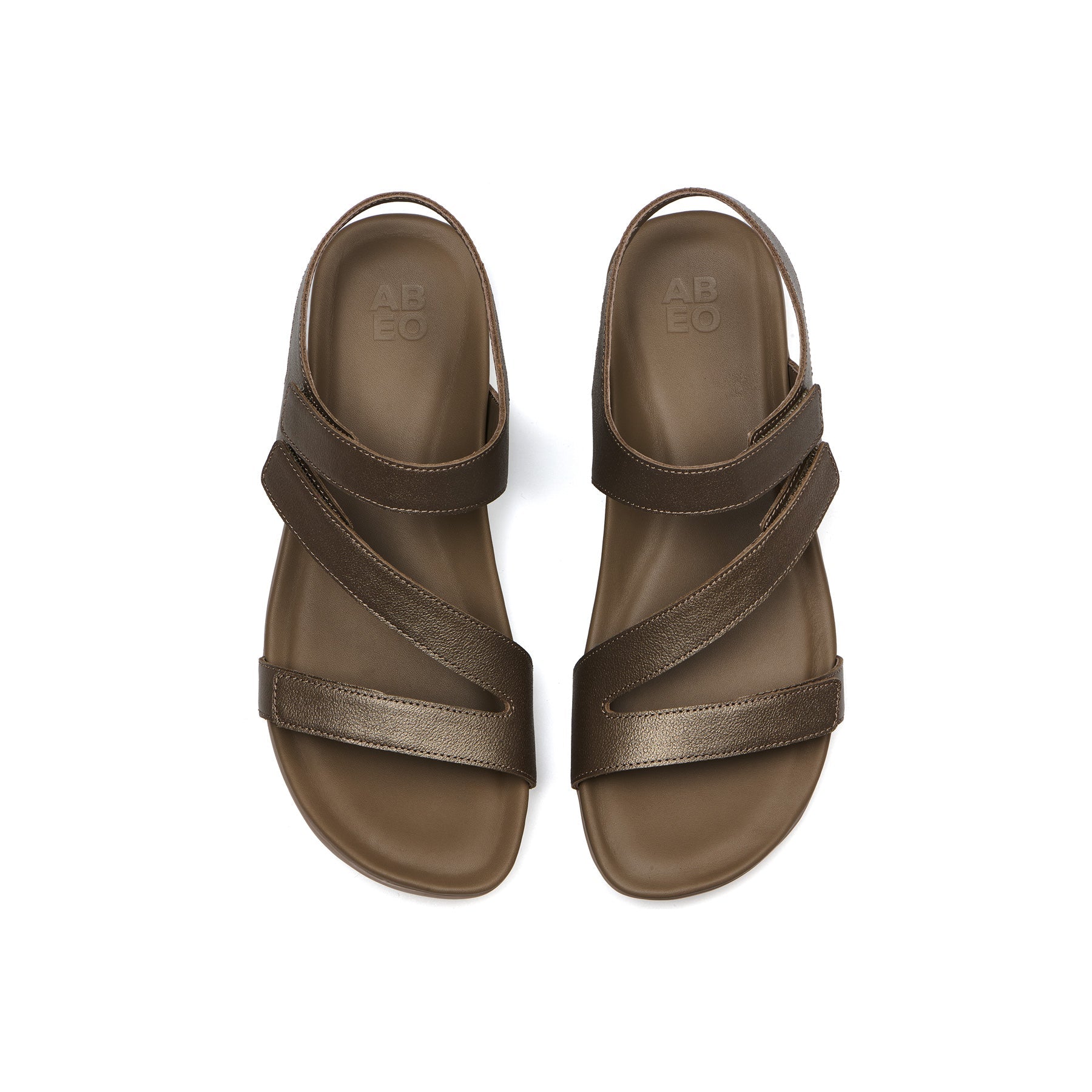 ABEO Footwear Oasis Sandal Fossil Metallic