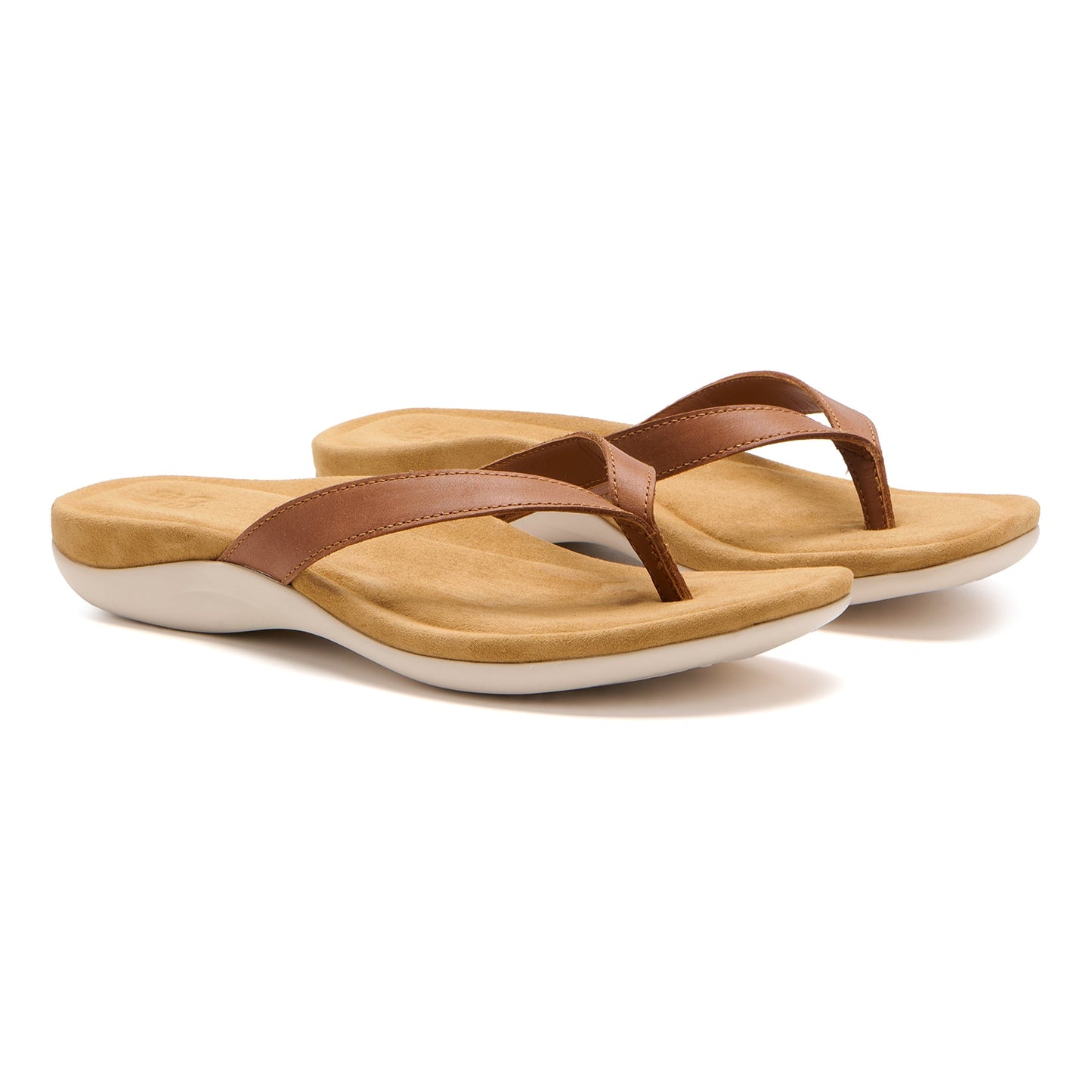 ABEO Footwear Oasis Flip Flop Caramel