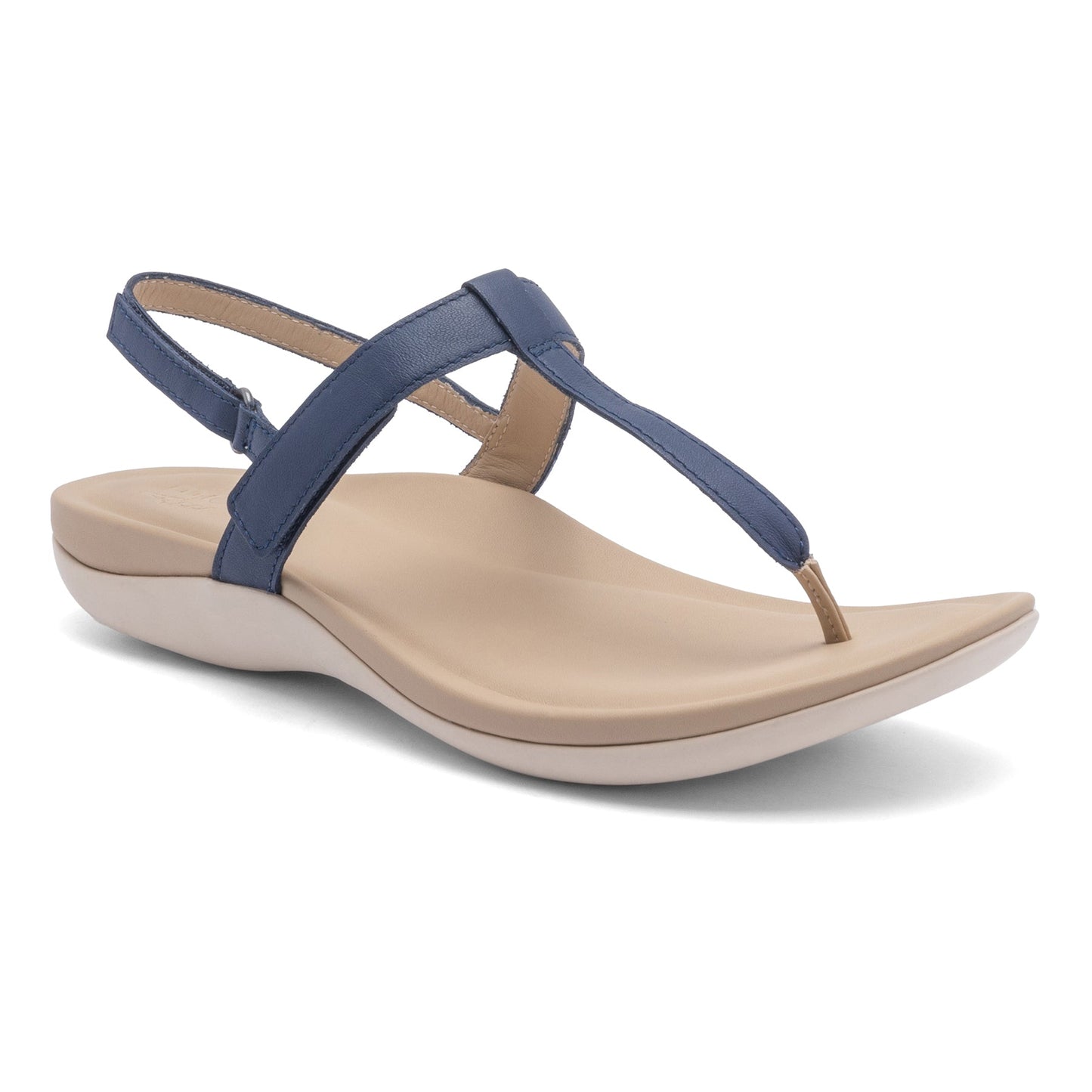 ABEO Footwear Oasis T Strap Navy