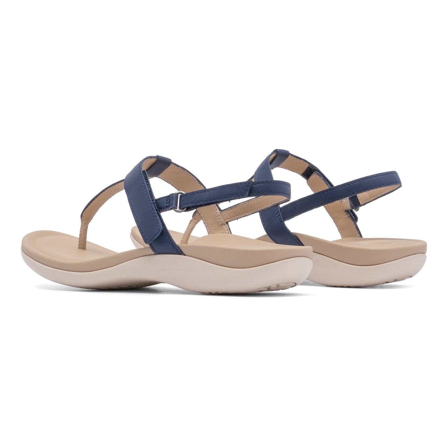 ABEO Footwear Oasis T Strap Navy