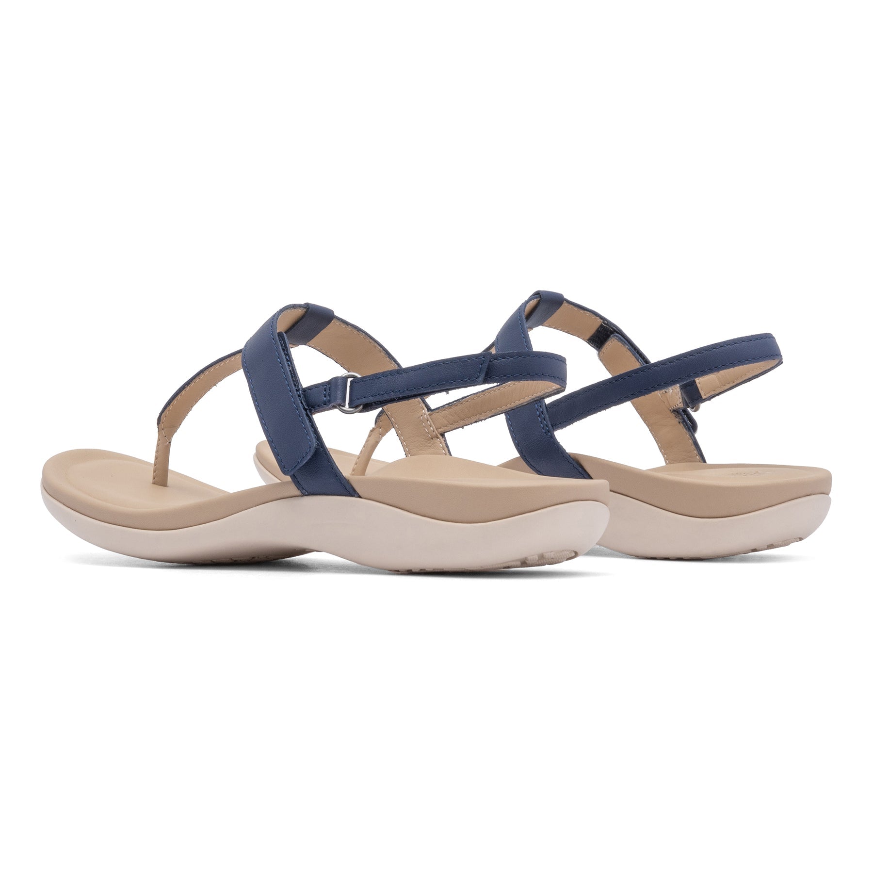 ABEO Footwear Oasis T Strap Navy