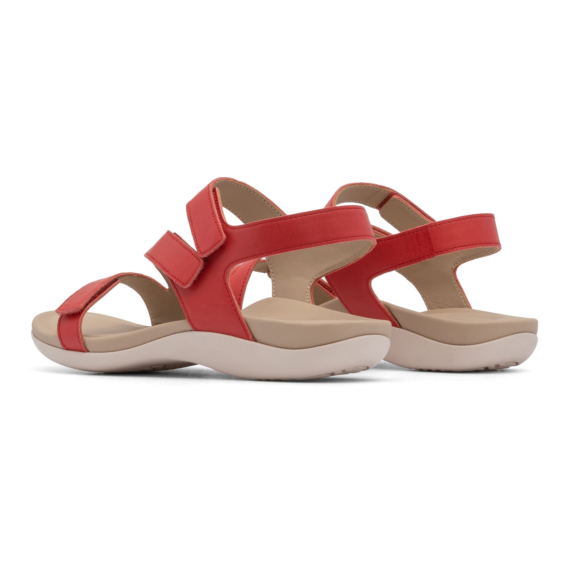ABEO Footwear Oasis Sandal Red
