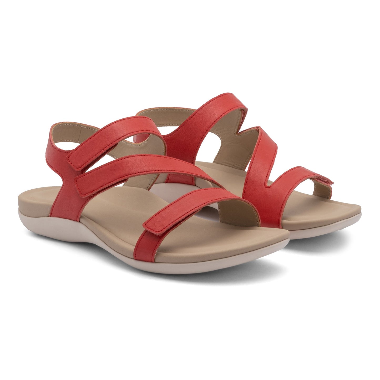 ABEO Footwear Oasis Sandal Red