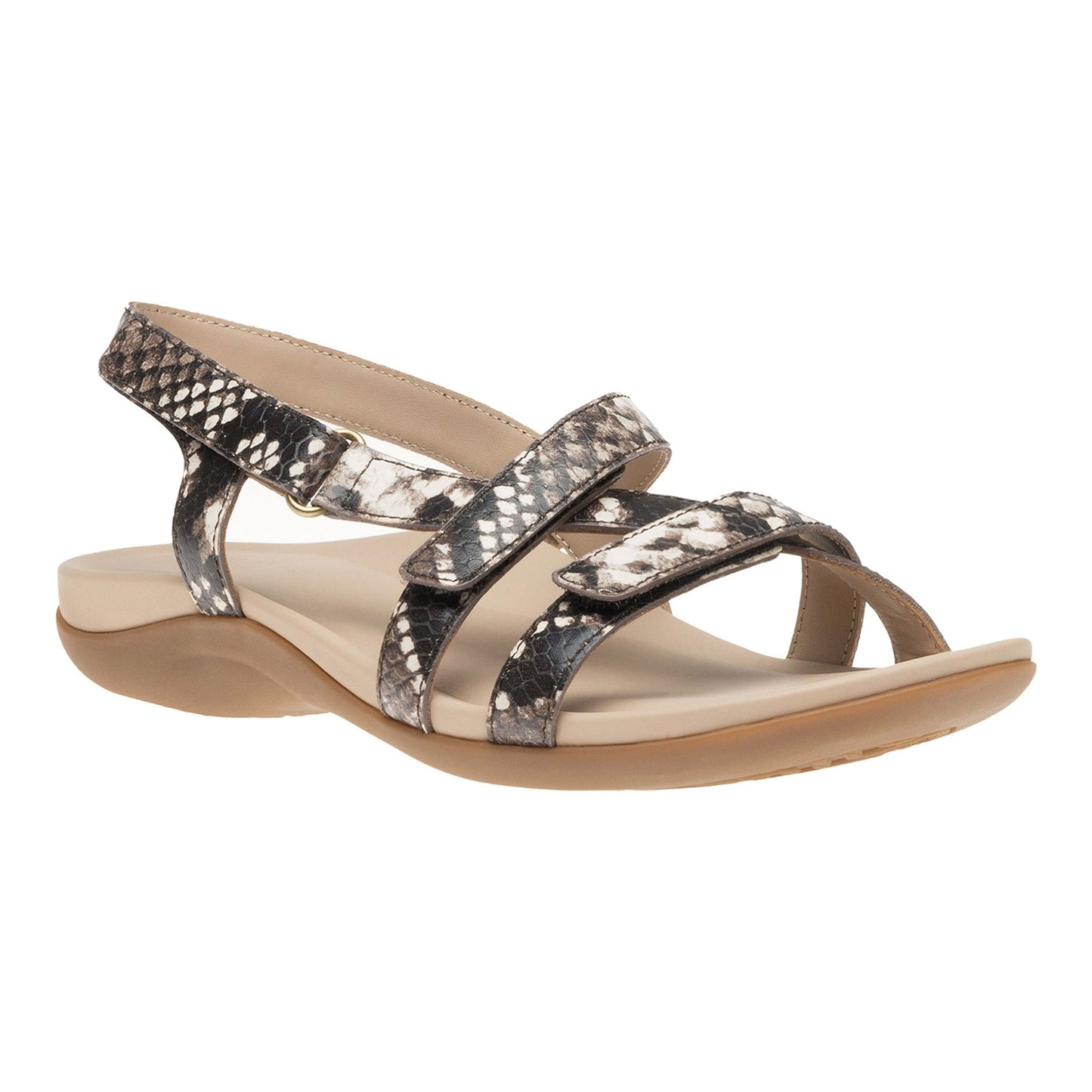 ABEO Footwear Oasis Slingback Natural Snake