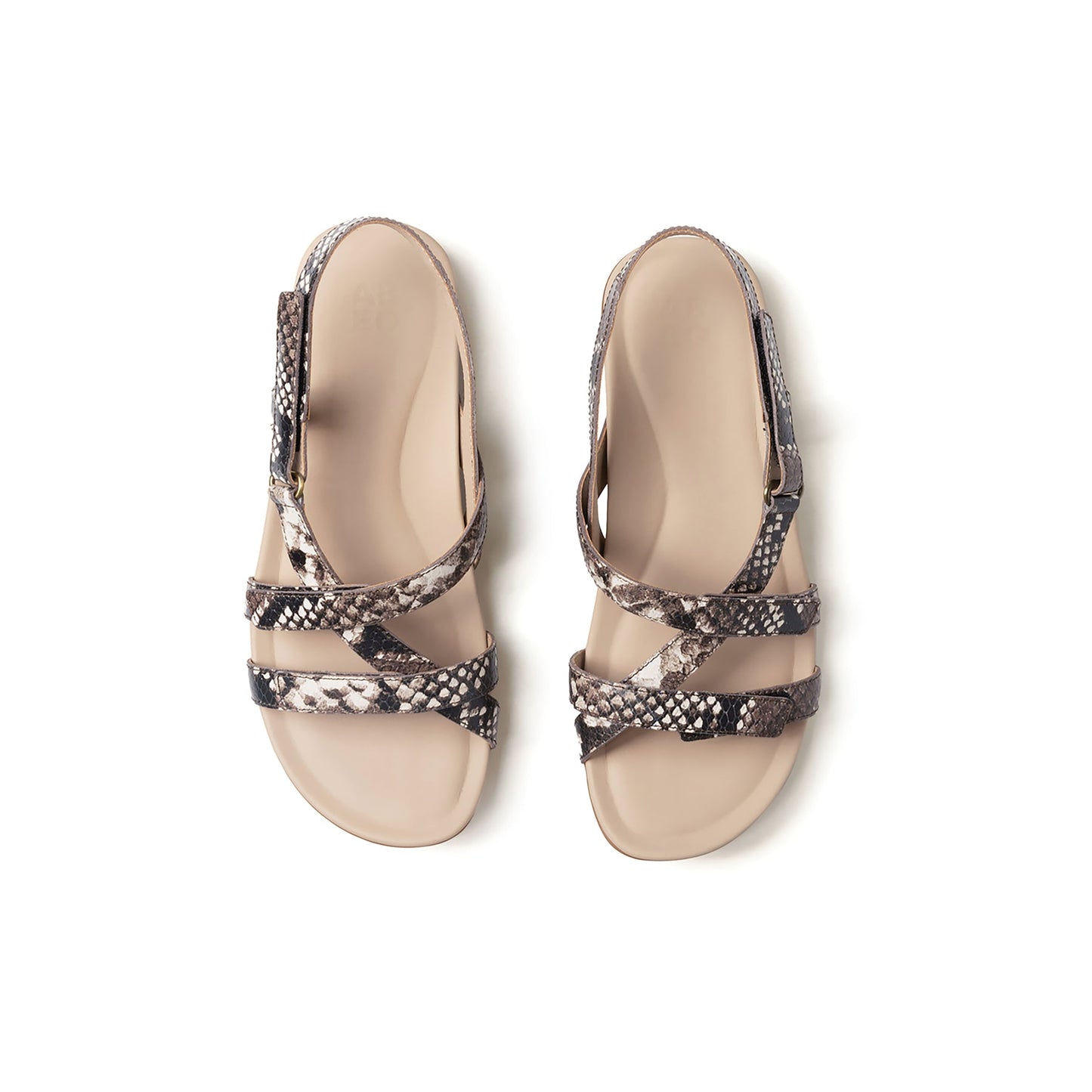 ABEO Footwear Oasis Slingback Natural Snake
