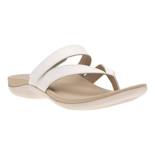ABEO Footwear Oasis Thong Sandal White