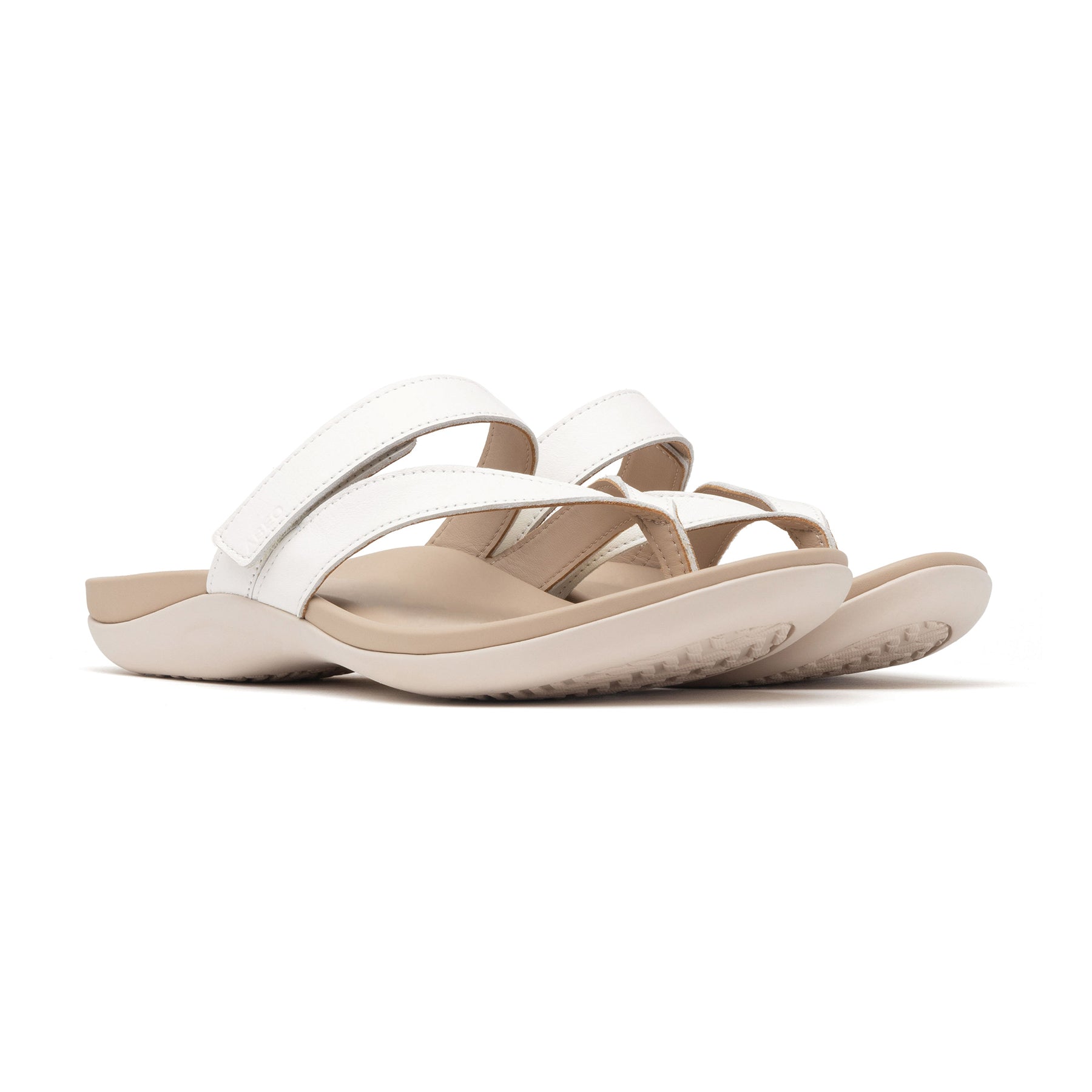 ABEO Footwear Oasis Thong Sandal White