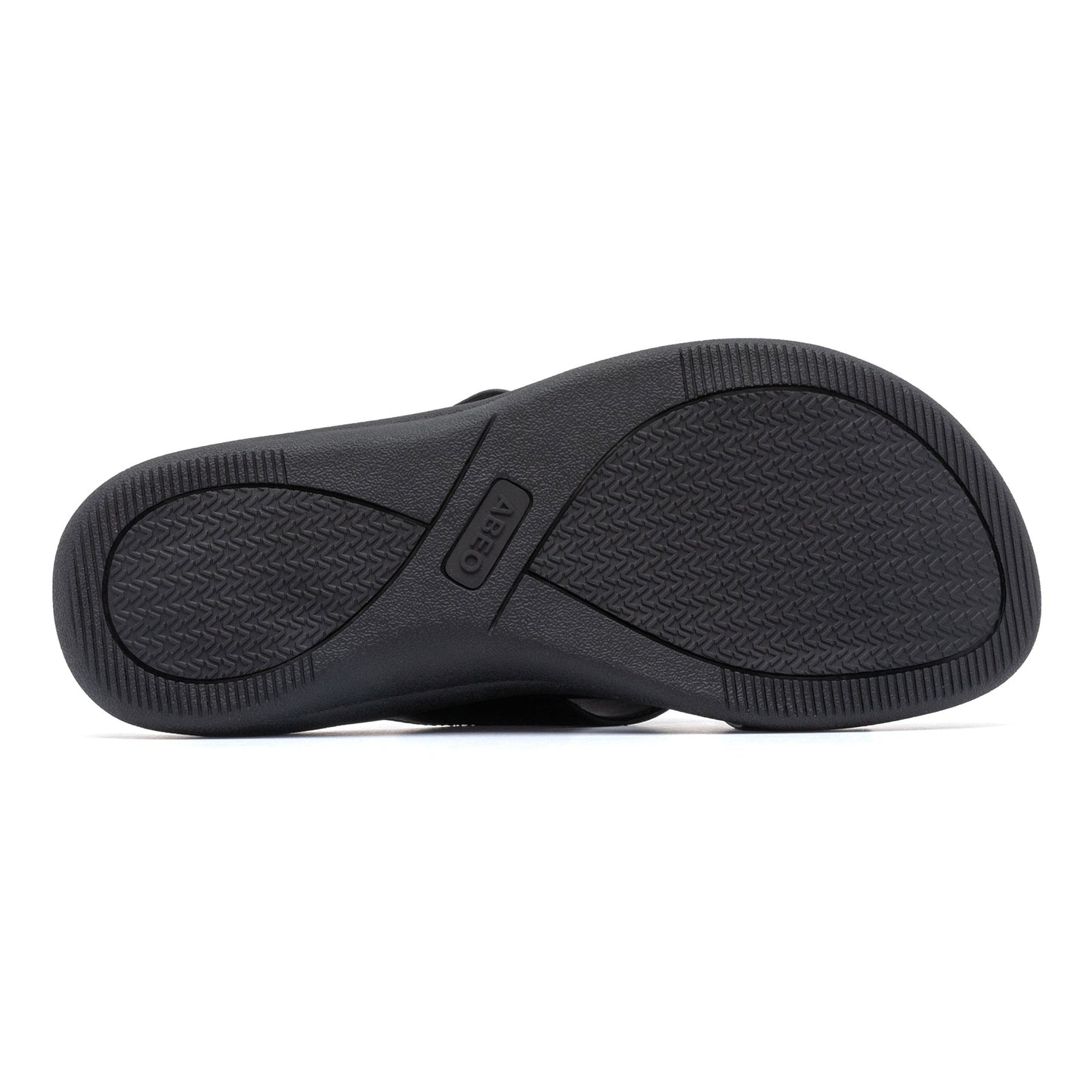 ABEO Footwear Laguna Slide Black Leather