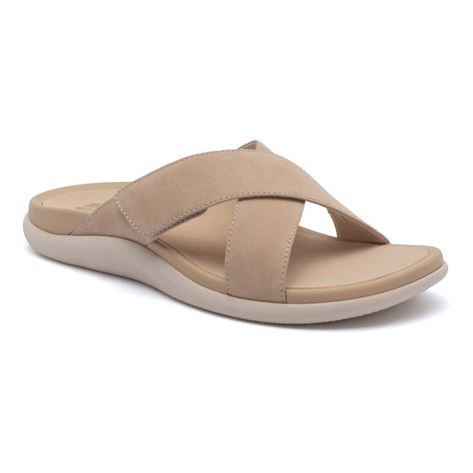 ABEO Footwear Laguna Slide Cuban Sand Leather