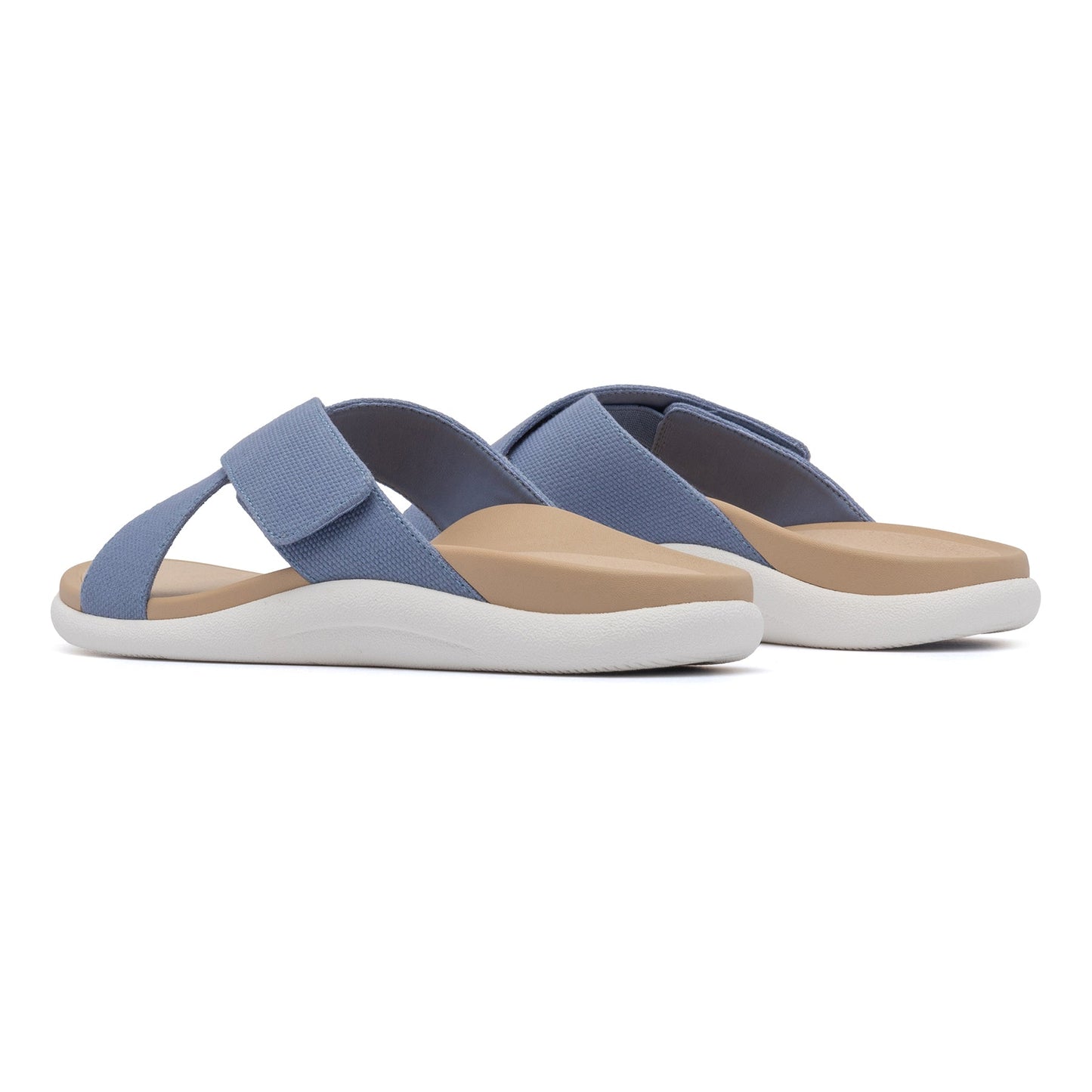 ABEO Footwear Laguna Slide Light Denim Canvas