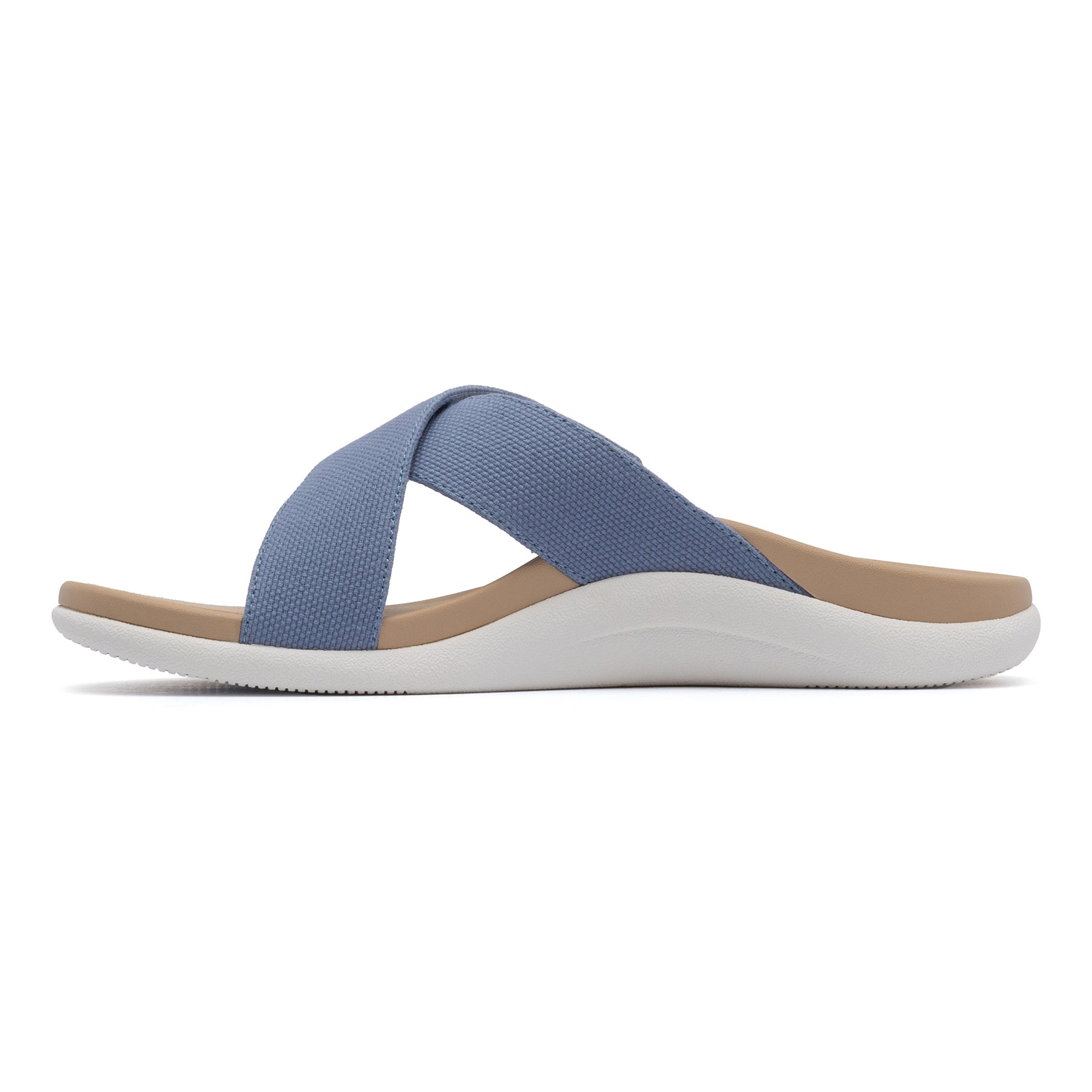 ABEO Footwear Laguna Slide Light Denim Canvas