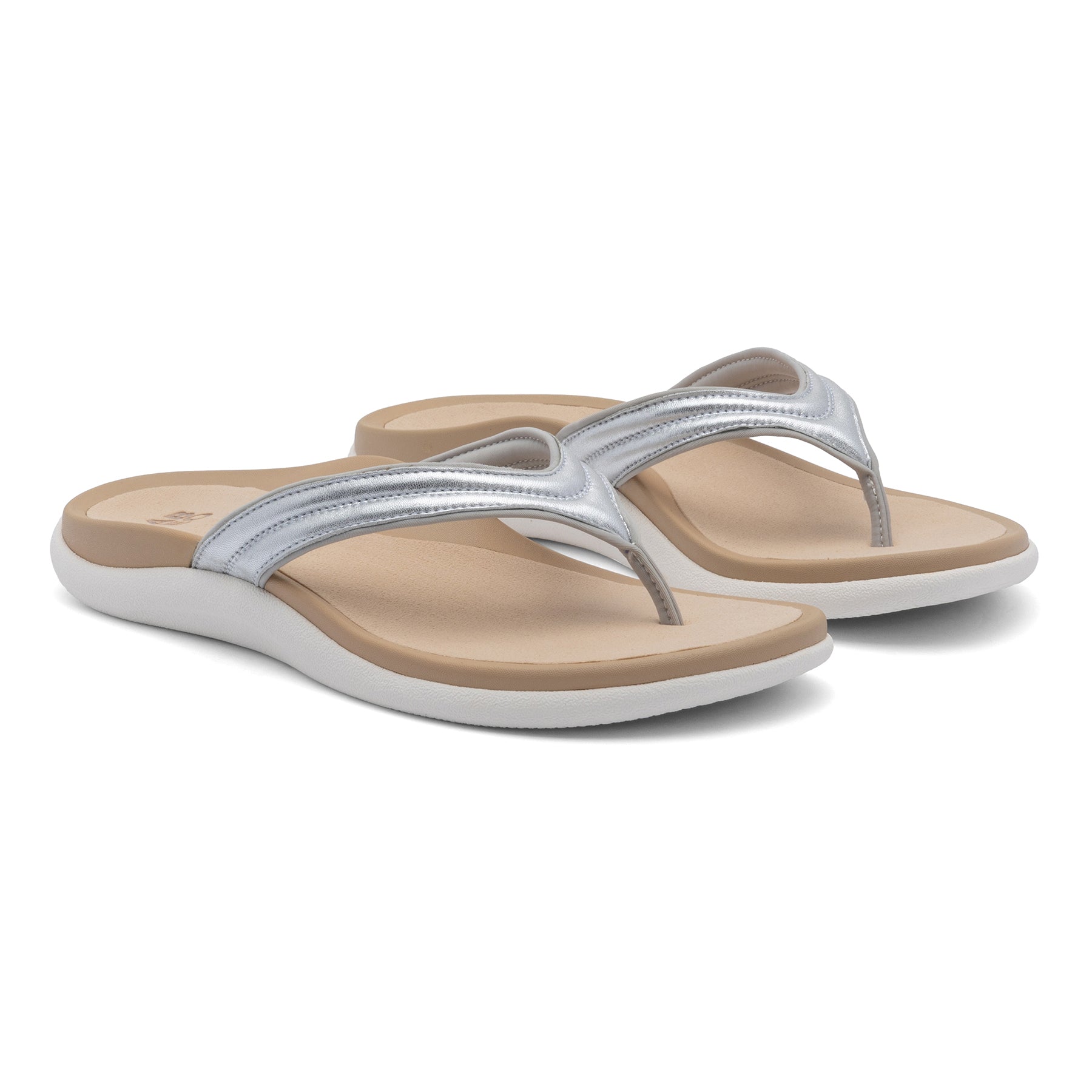 ABEO Footwear Laguna Thin Strap Silver