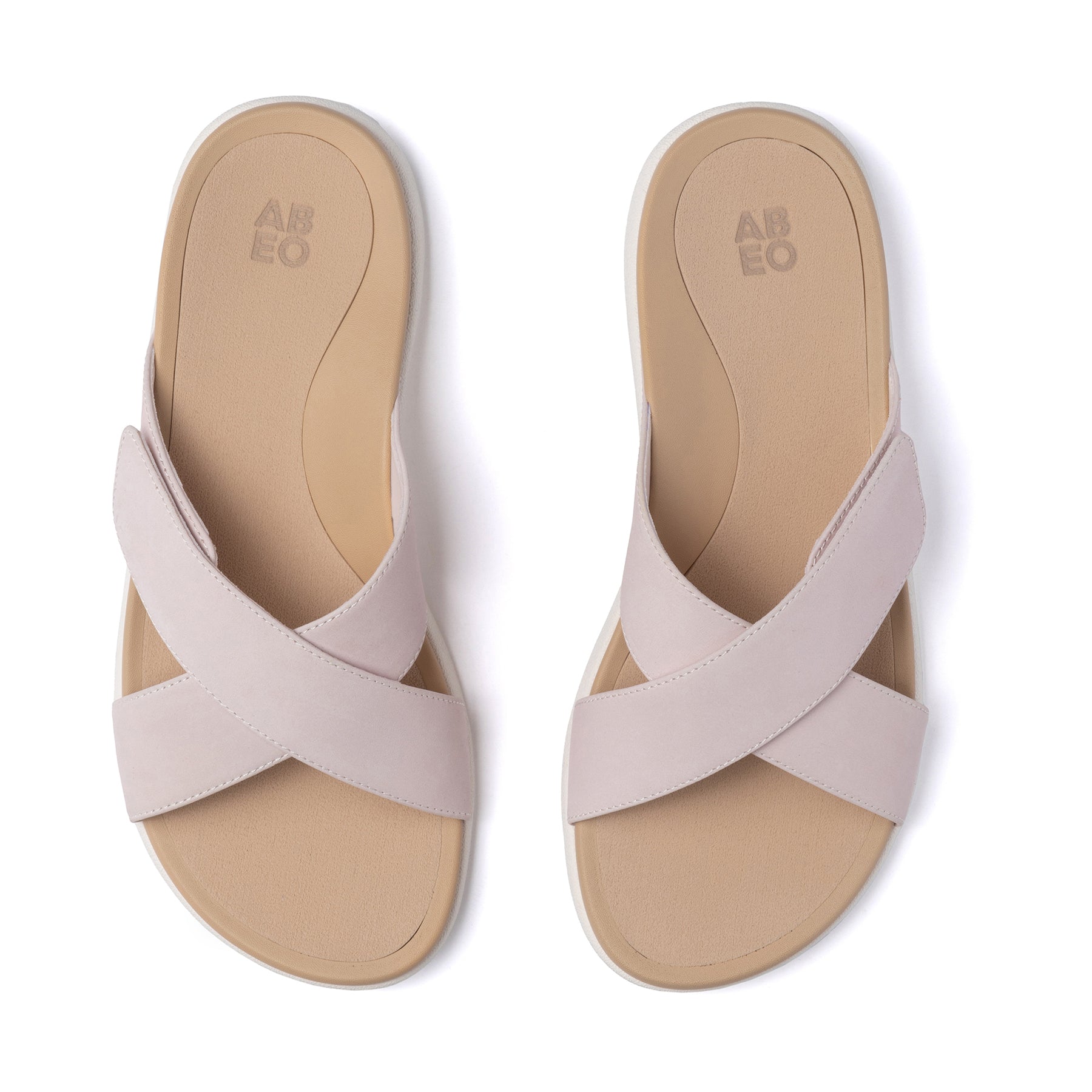 ABEO Footwear Laguna Slide Pink Leather
