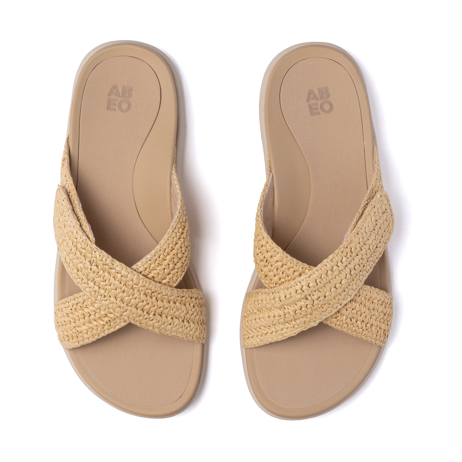 ABEO Footwear Laguna Slide Raffia