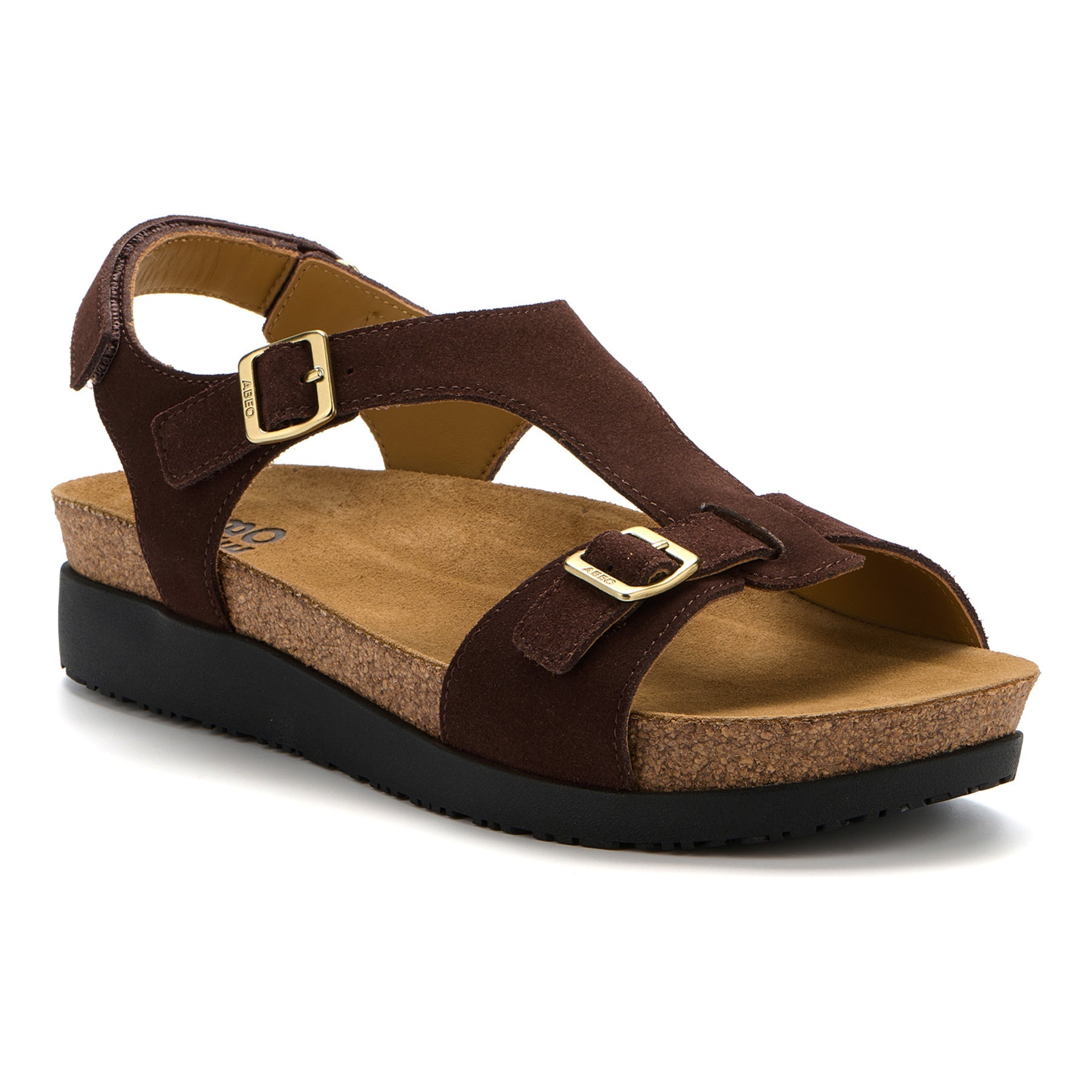 ABEO Footwear Algarve Buckle Chocolate
