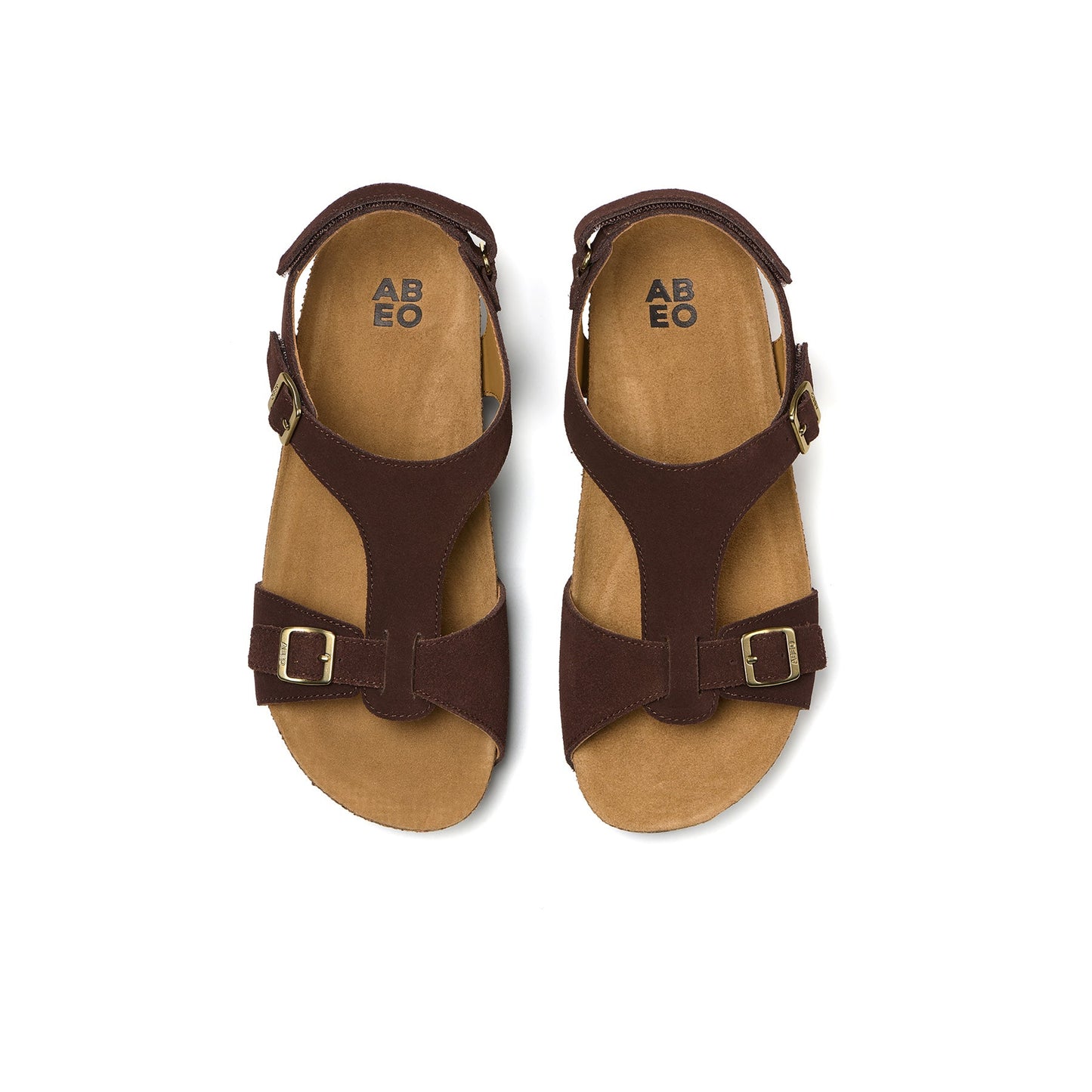 ABEO Footwear Algarve Buckle Chocolate