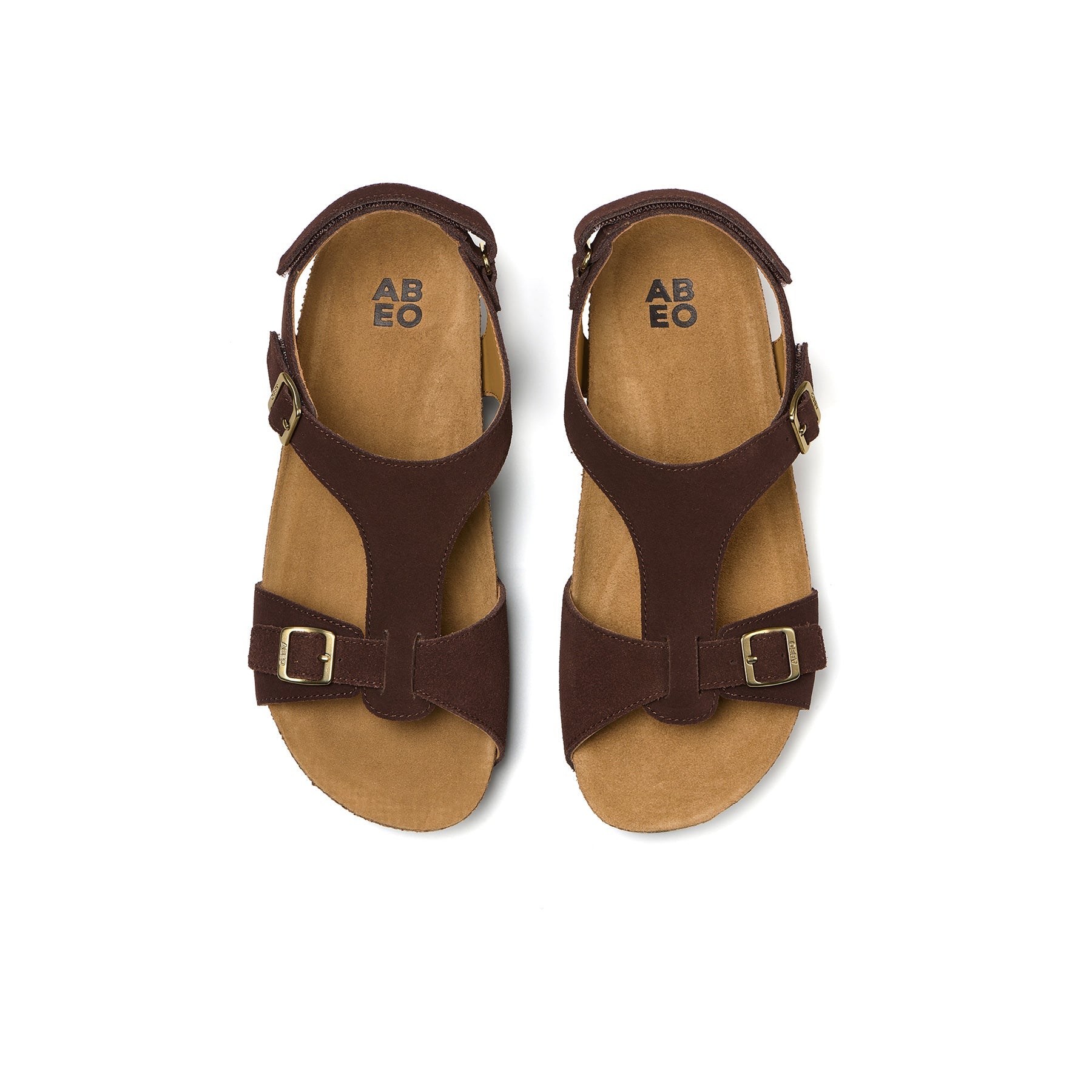 ABEO Footwear Algarve Buckle Chocolate