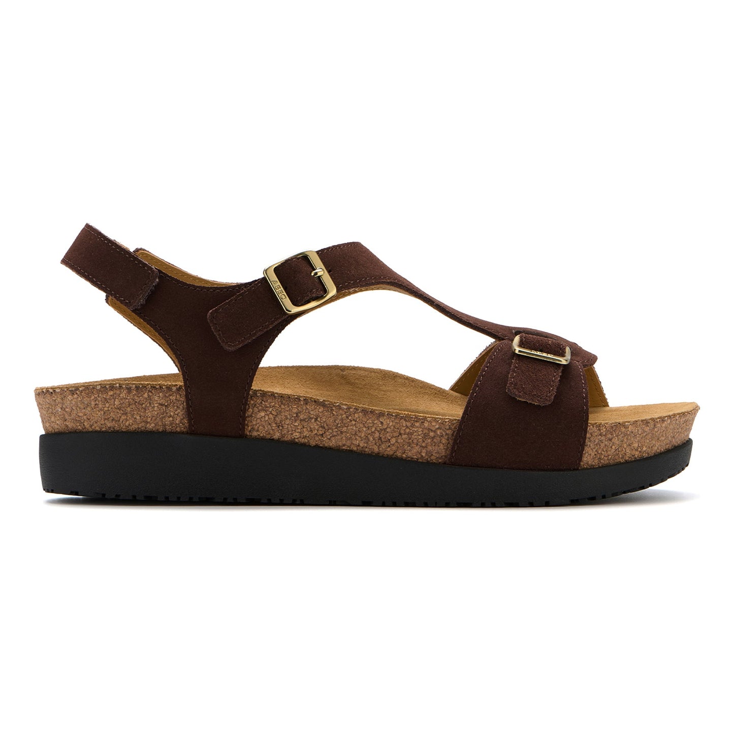ABEO Footwear Algarve Buckle Chocolate