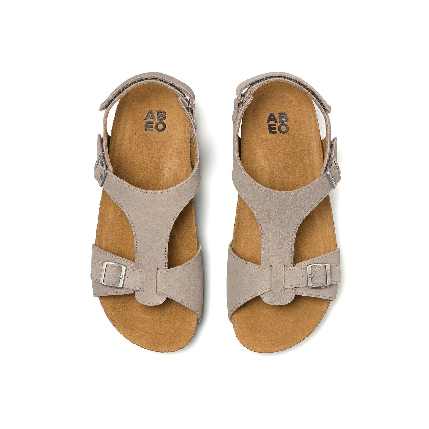 ABEO Footwear Algarve Buckle Taupe