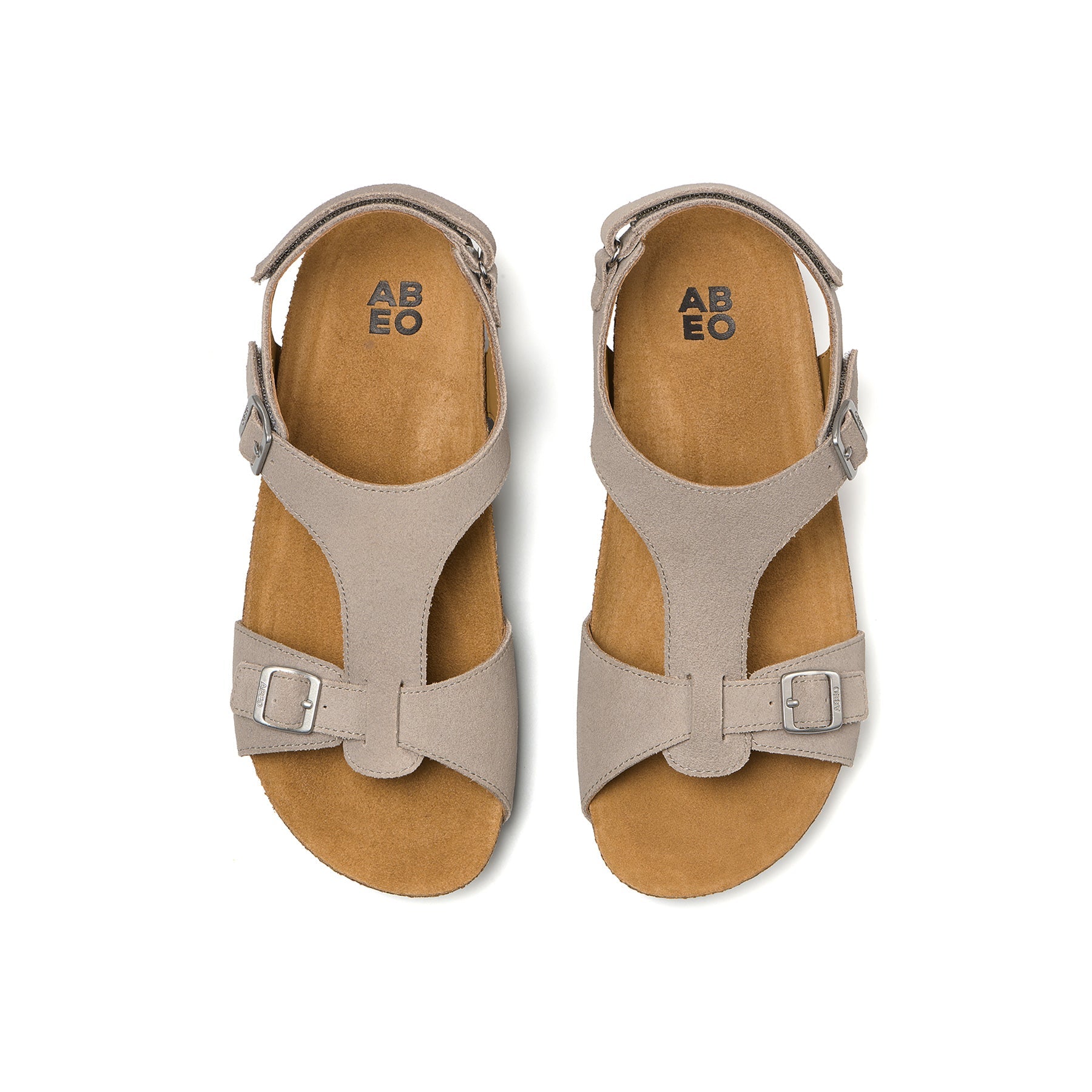 ABEO Footwear Algarve Buckle Taupe