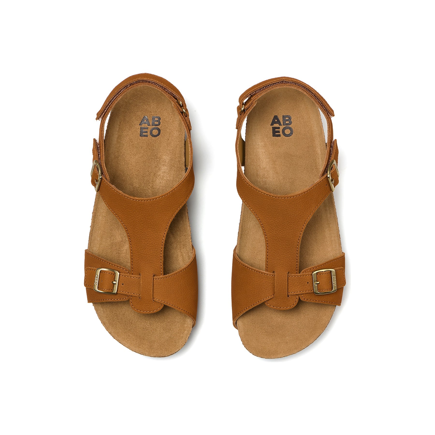 ABEO Footwear Algarve Buckle Pecan