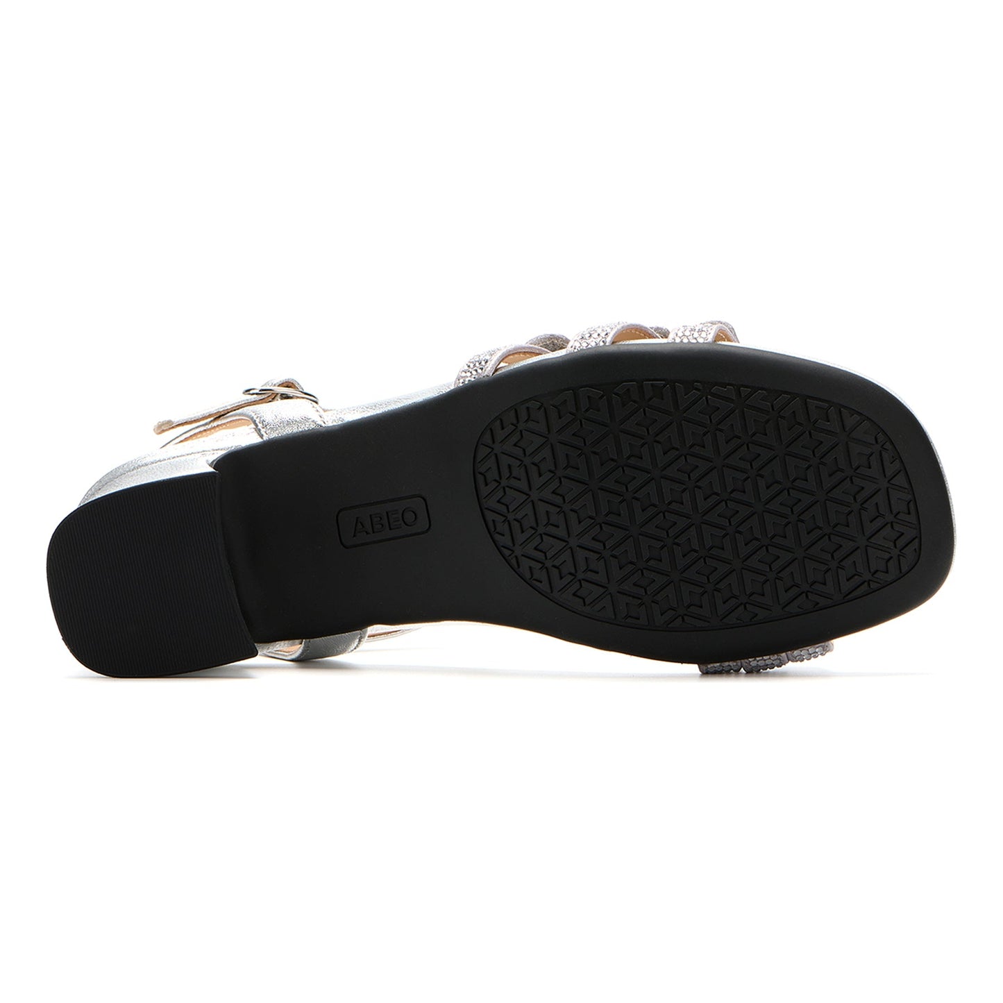 ABEO Footwear Avenue Ankle Silver Sparkle